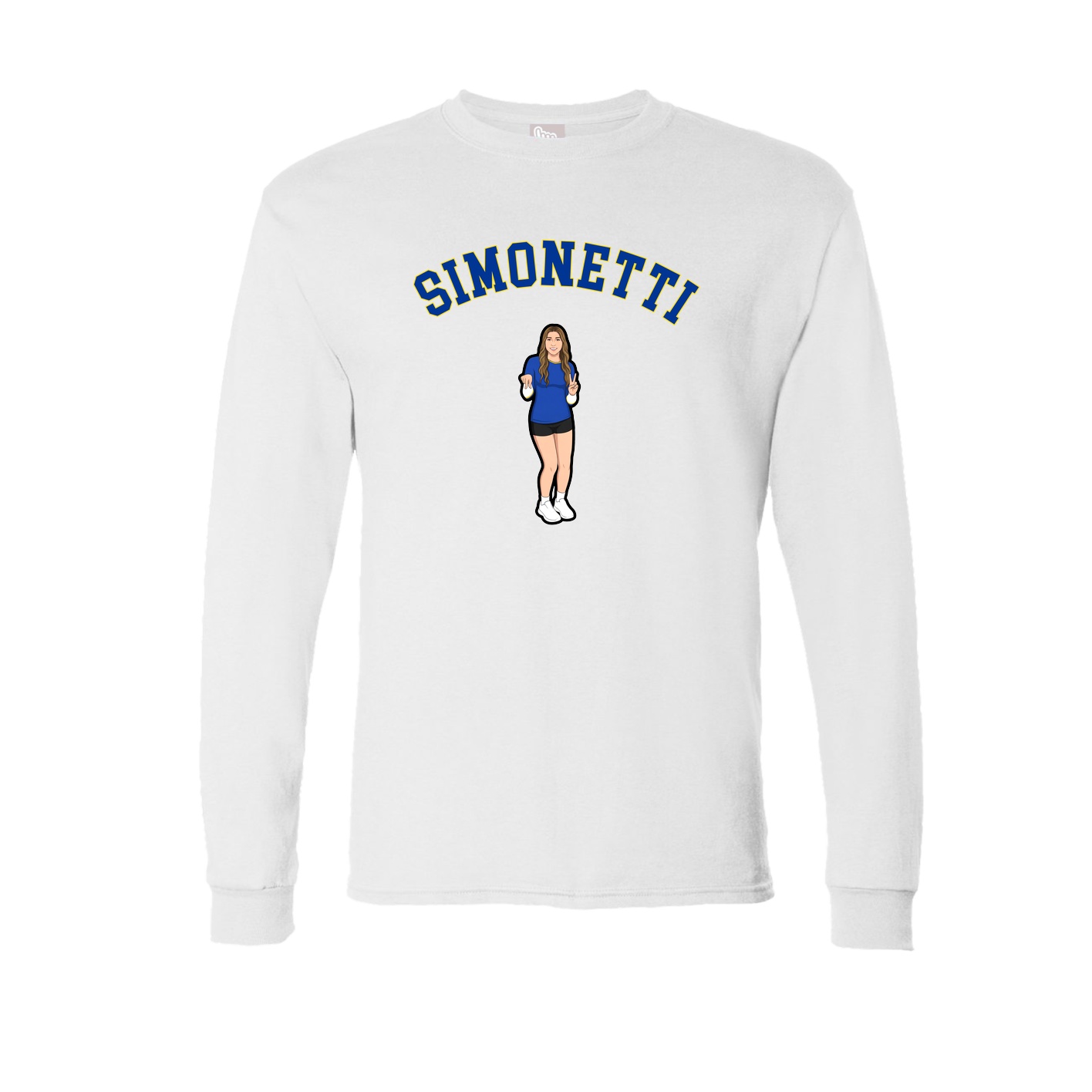 Long Sleeve Tee — Shirsey Arch in White