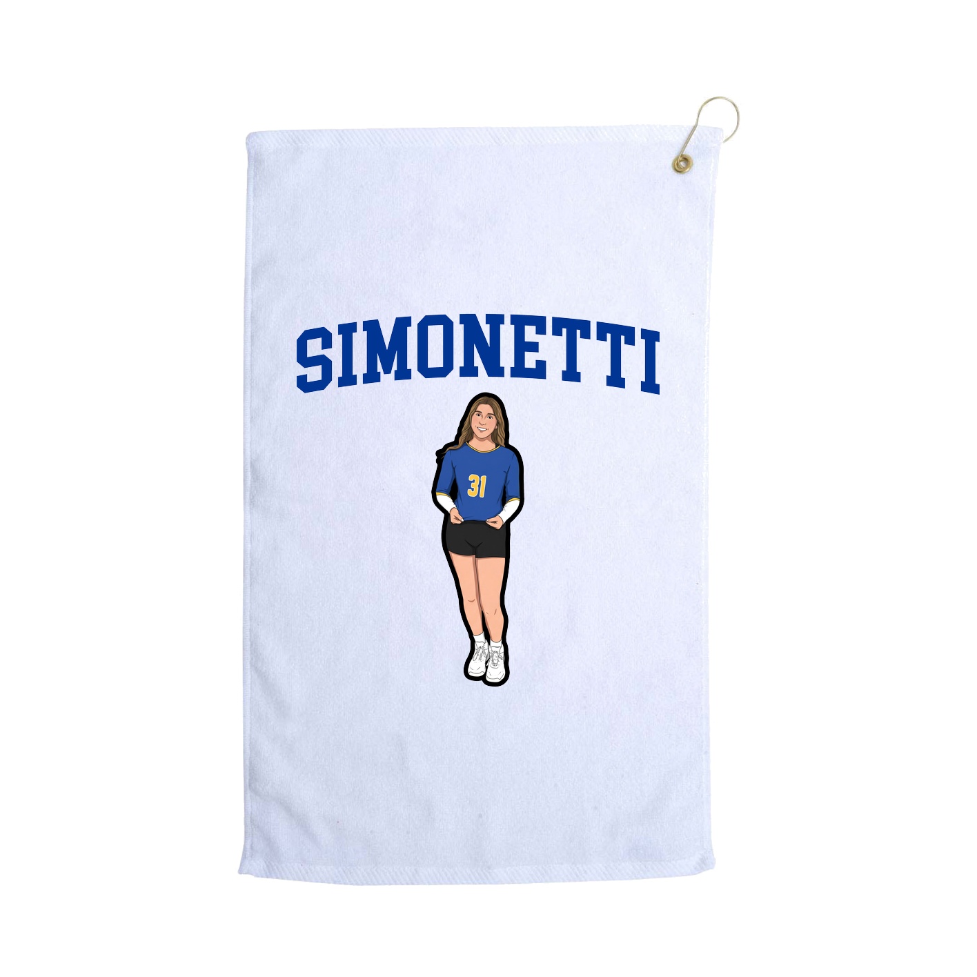 Golf Towel — Shirsey in White
