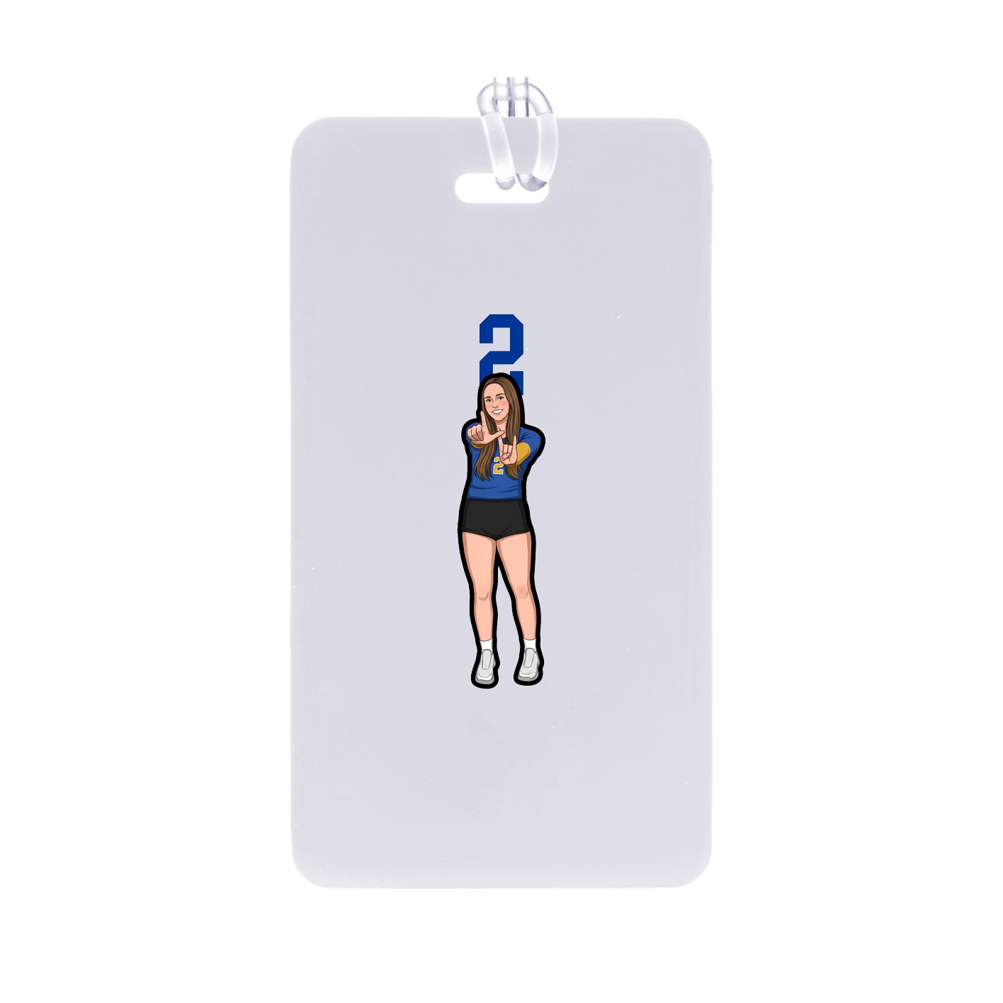 Bag Tag — Number Top in Classic