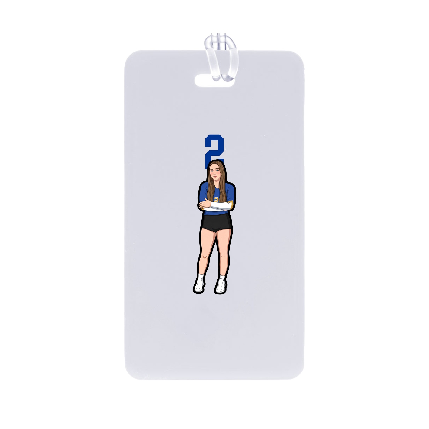 Bag Tag — Number Top in Classic
