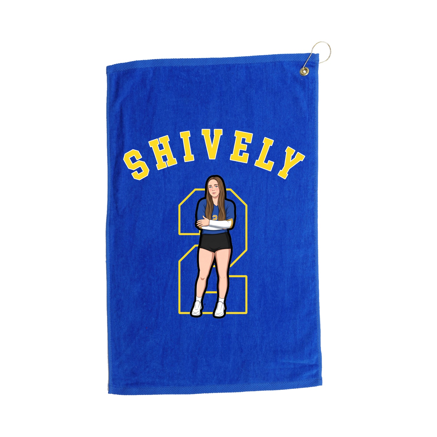 Golf Towel — Shirsey Arch in Royal