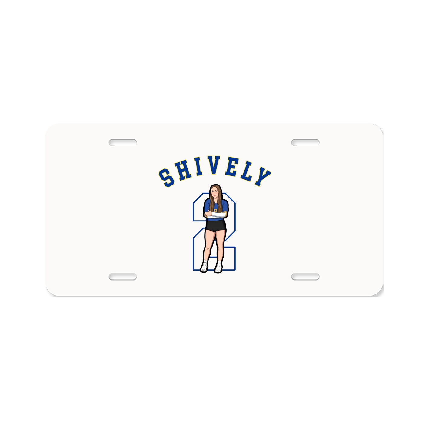 License Plate — Shirsey Arch in Classic