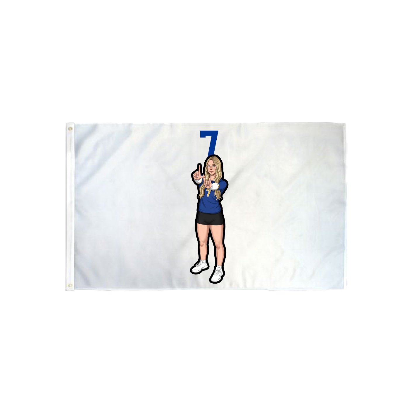 3x5 Flag — Number Top in Classic
