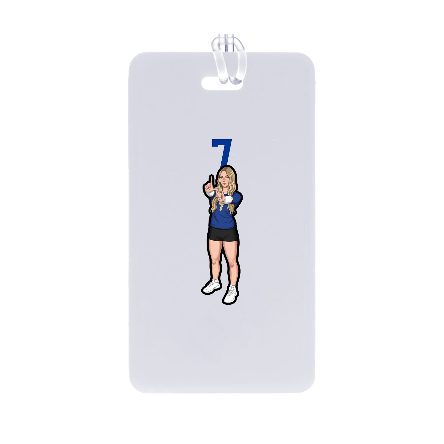 Bag Tag — Number Top in Classic