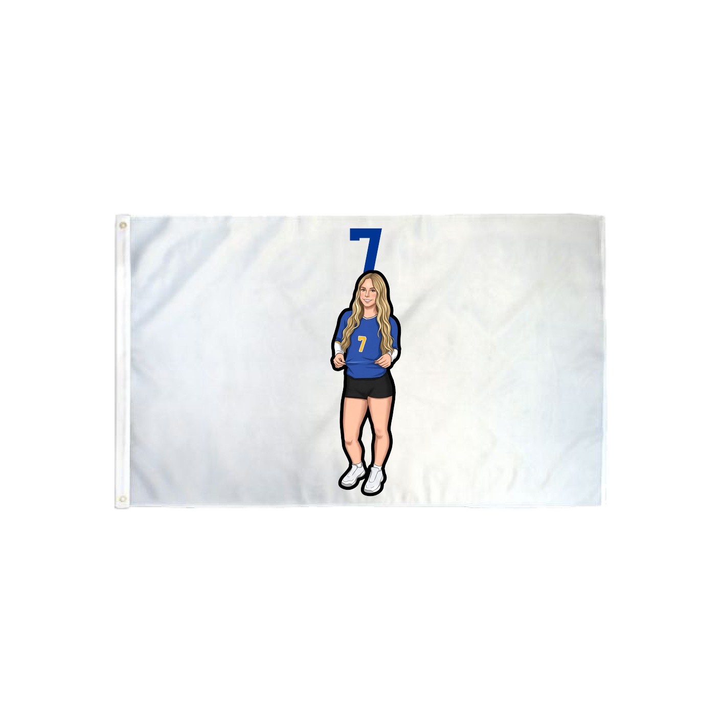 3x5 Flag — Number Top in Classic
