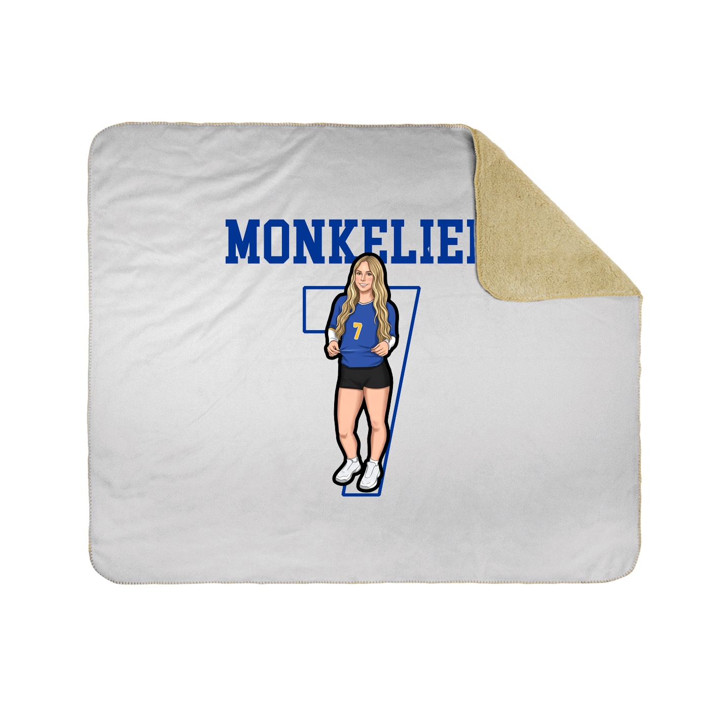 50x60 Sherpa Lined Throw Blanket