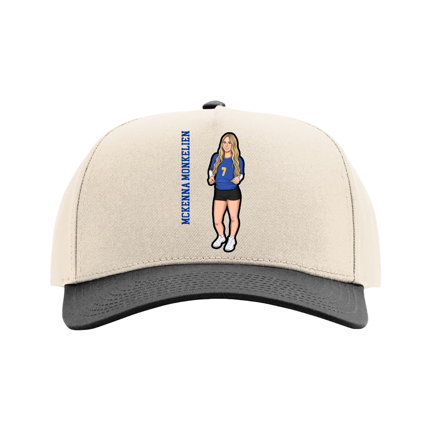 Full Fabric Five-Panel Champ Cap