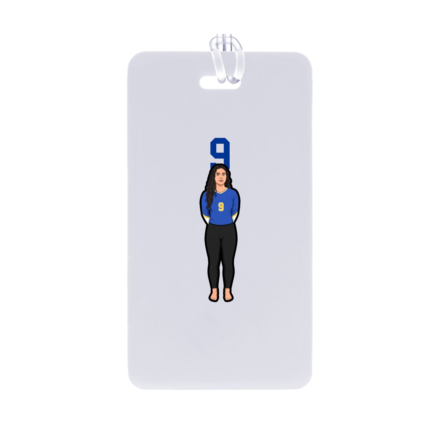 Bag Tag — Number Top in Classic