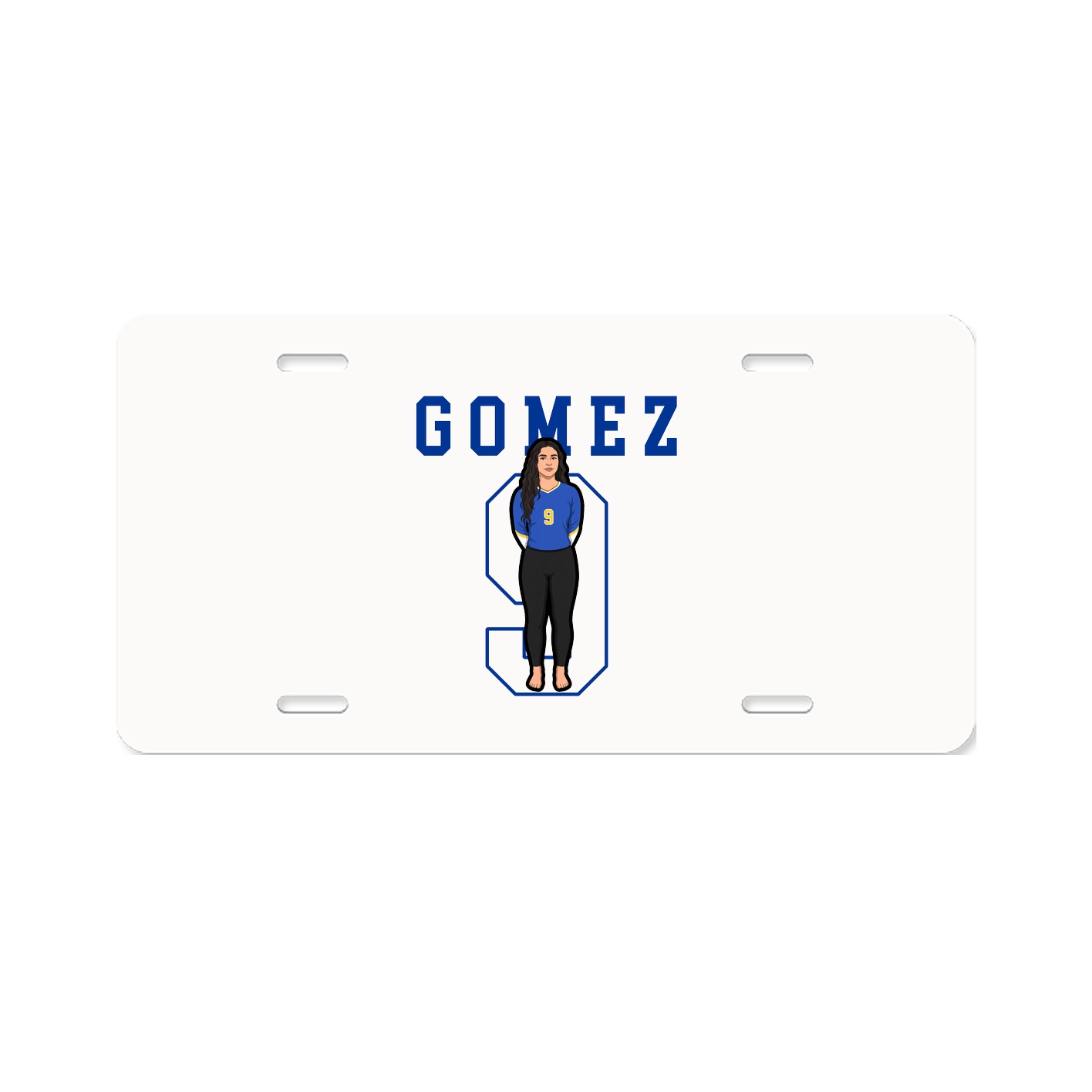 License Plate — Shirsey in Classic