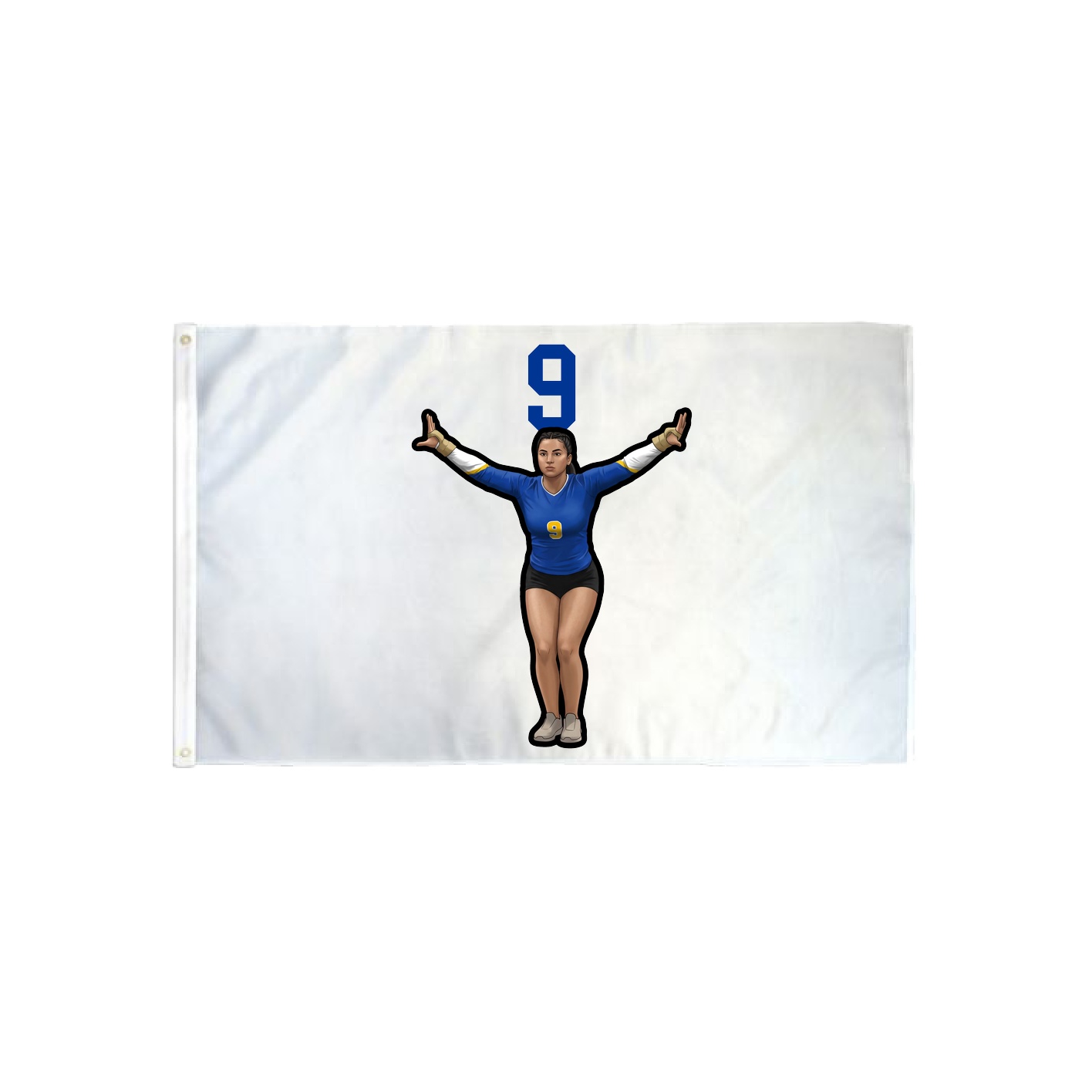 3x5 Flag — Number Top in Classic