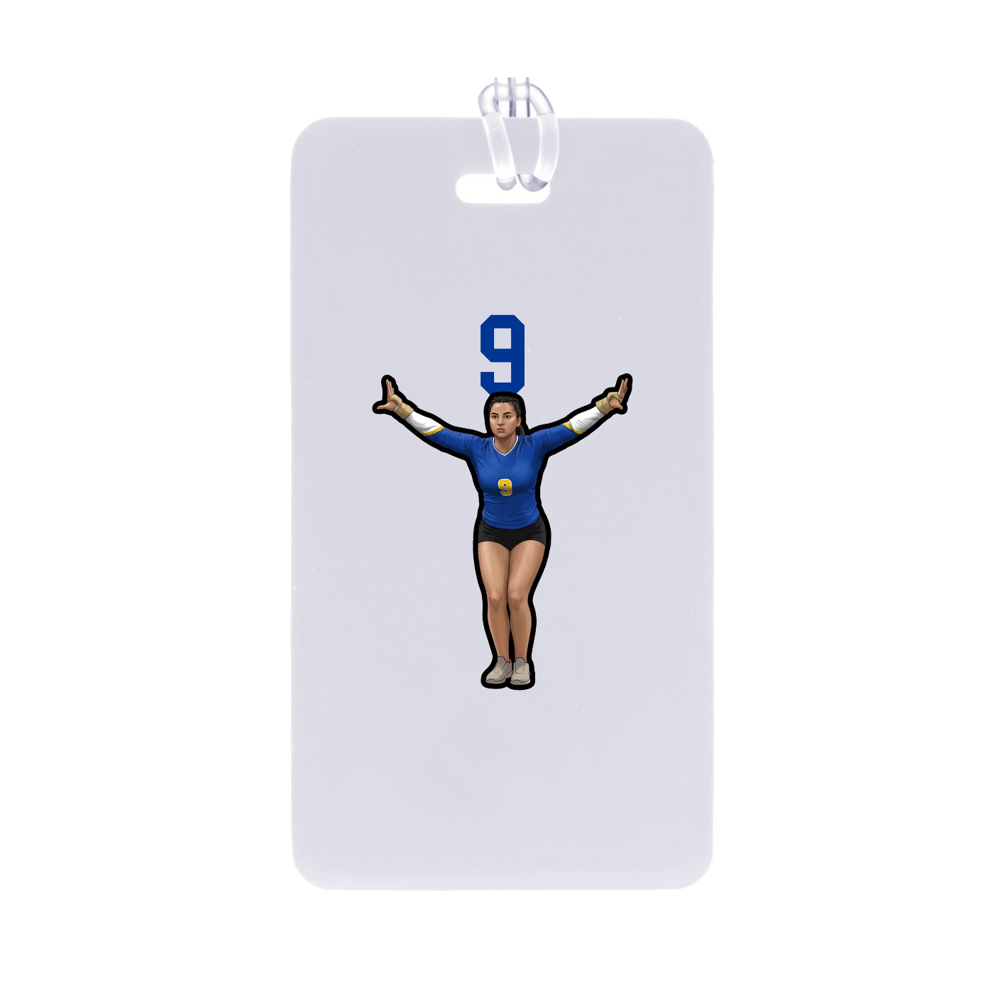 Bag Tag — Number Top in Classic