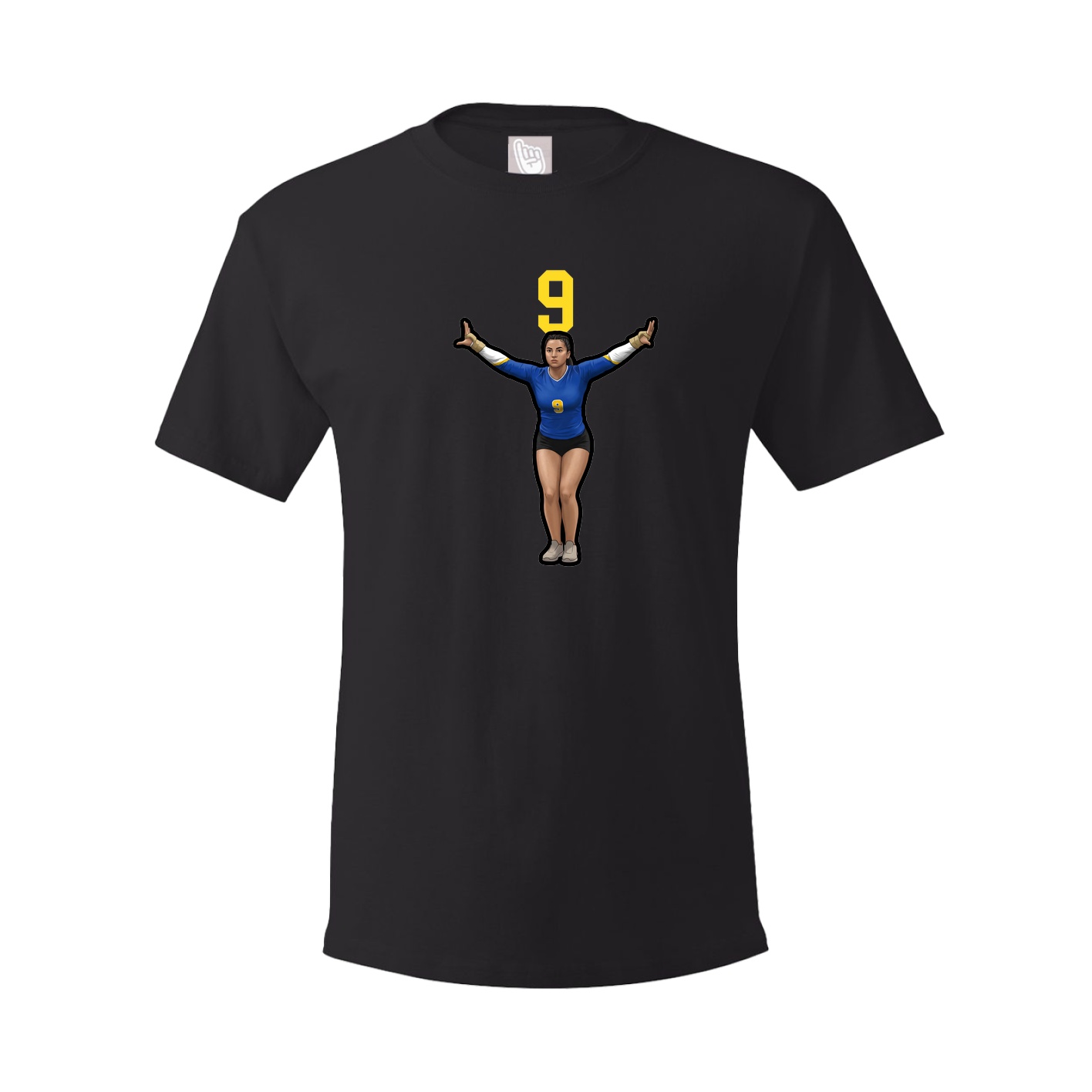 Tee — Number Top in Black
