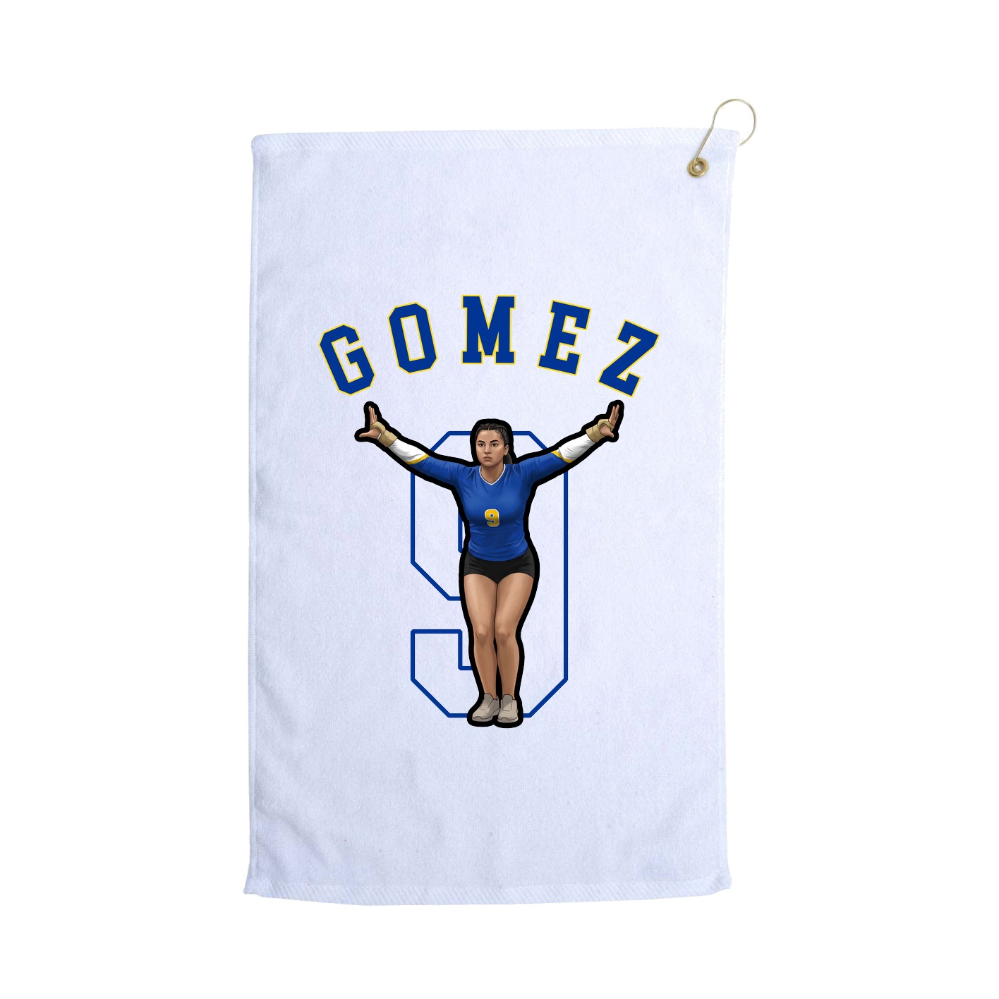 Golf Towel — Shirsey Arch in White