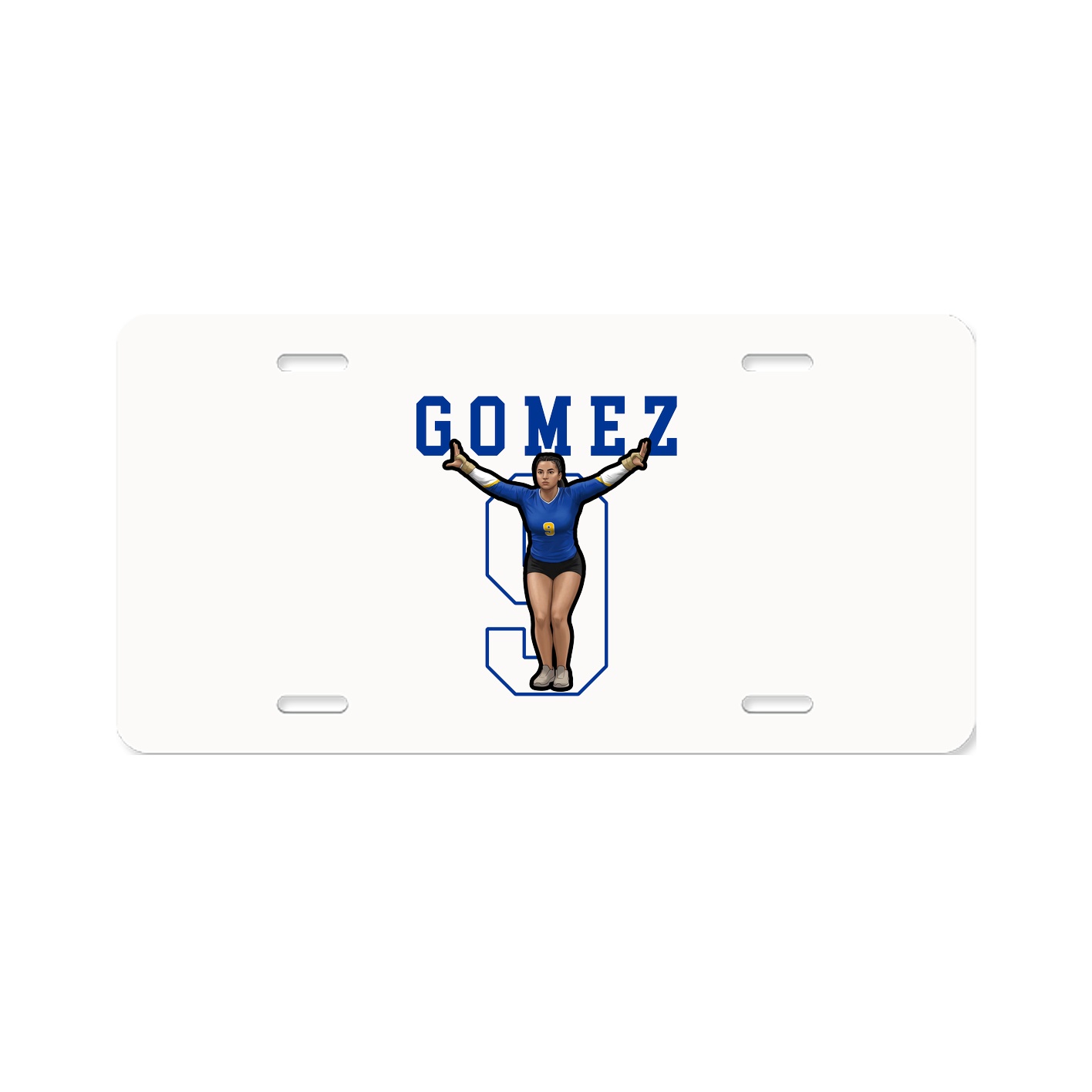 License Plate — Shirsey in Classic
