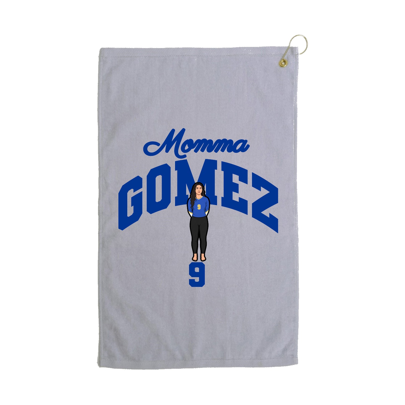 Golf Towel — Mothers Day Arch in Grey
