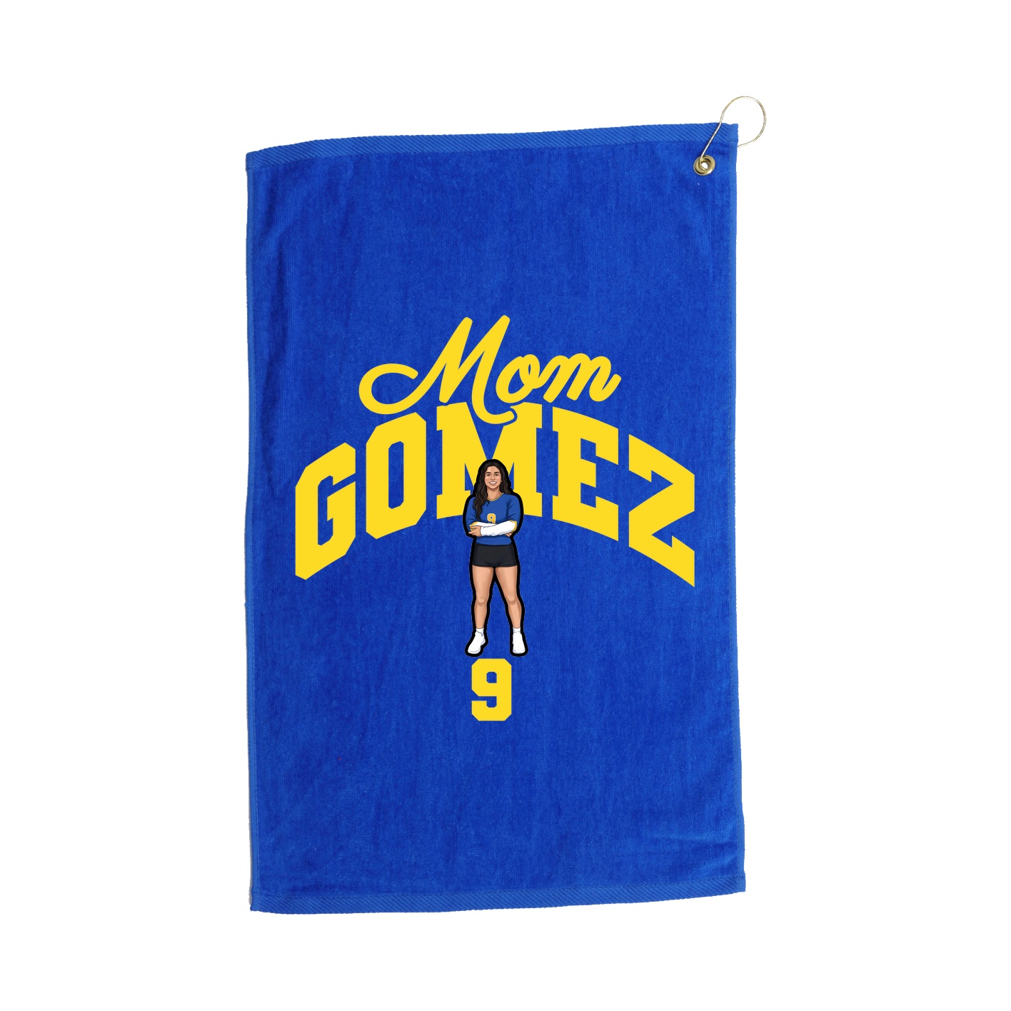 Golf Towel — Mothers Day Arch in Royal