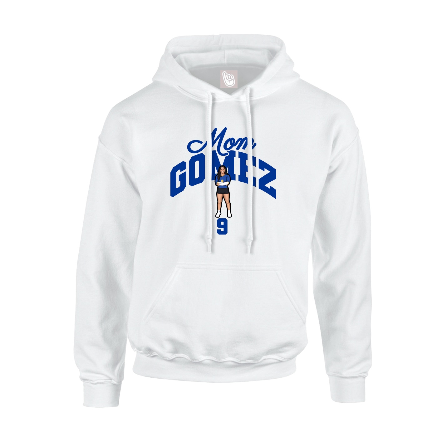 Hoodie — Mothers Day Arch in White
