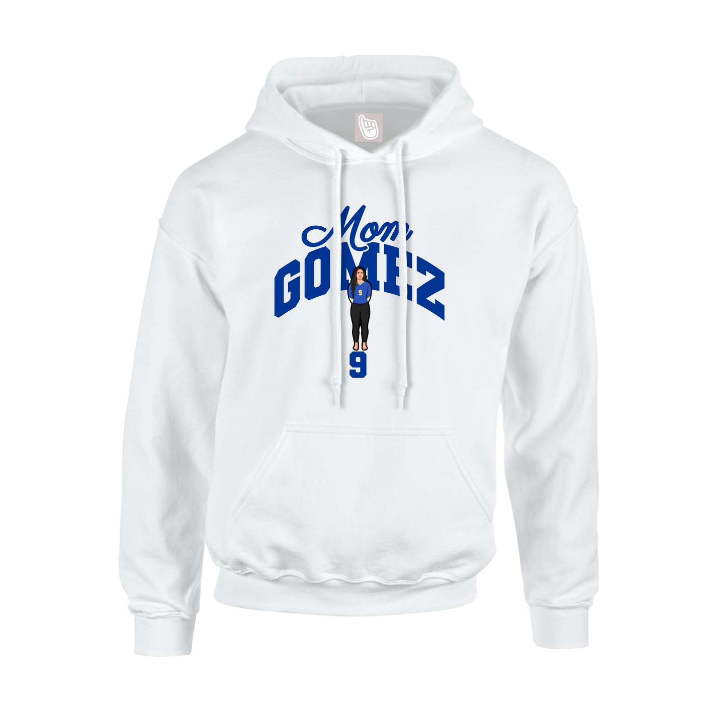 Hoodie — Mothers Day Arch in White