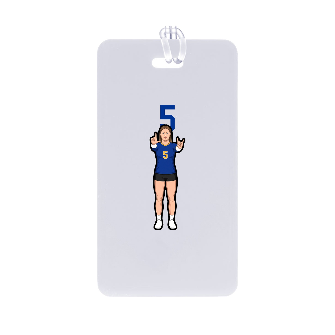 Bag Tag — Number Top in Classic