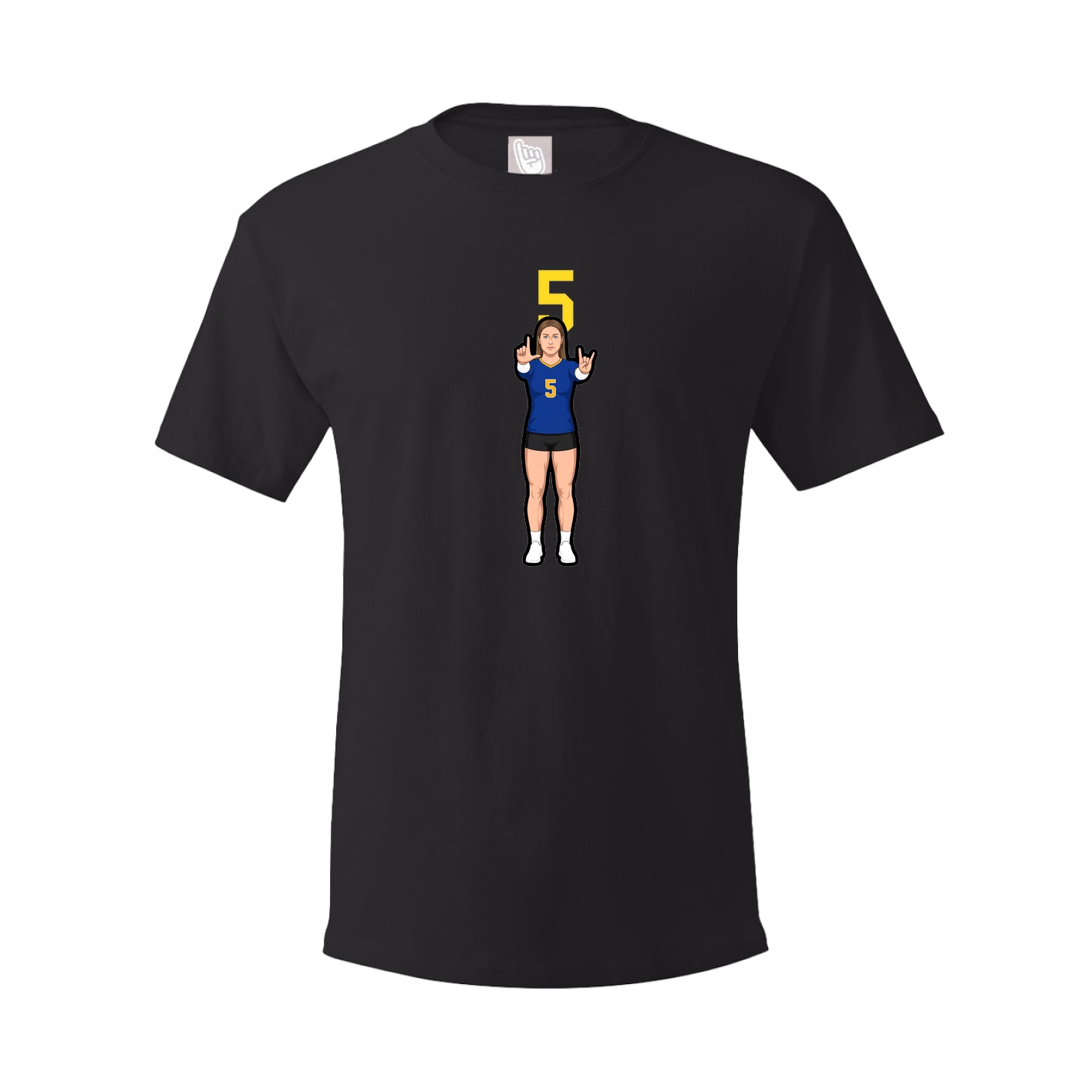 Tee — Number Top in Black