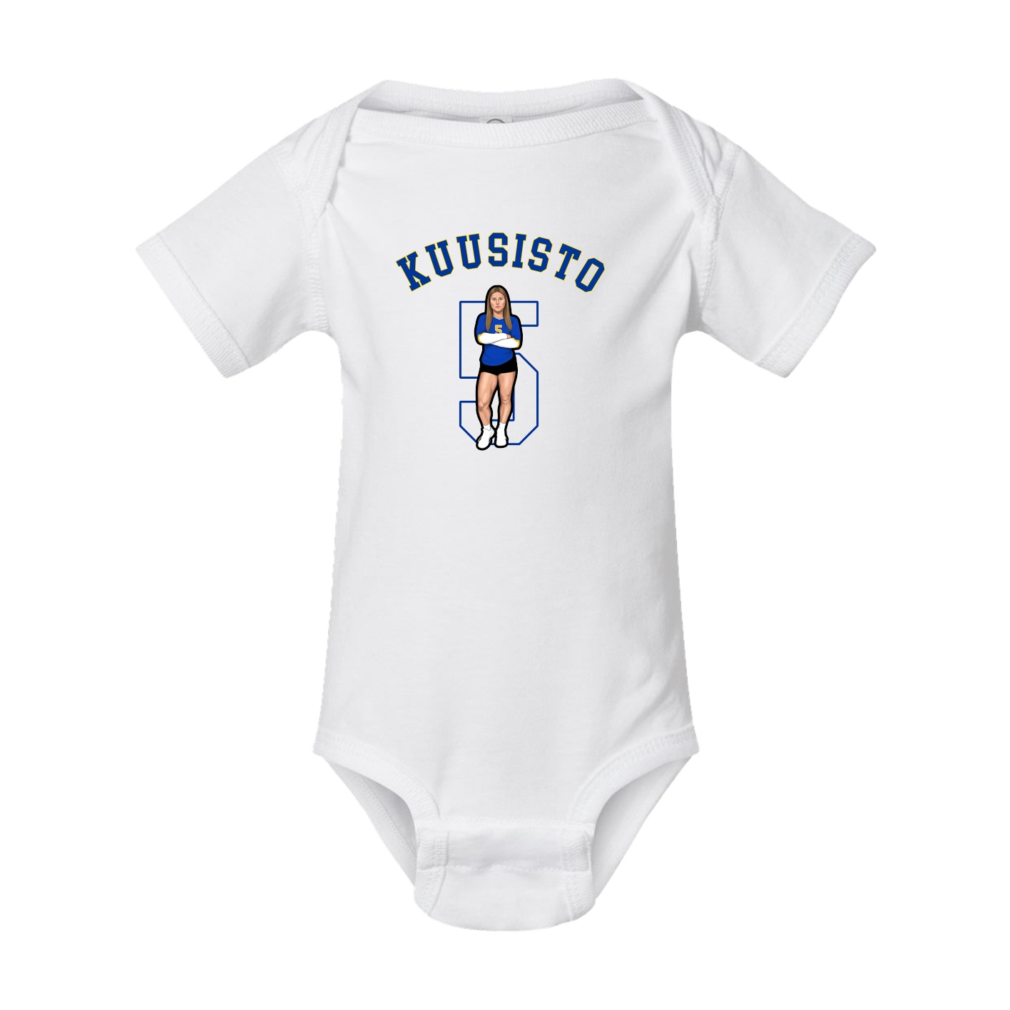 Baby Onesie — Shirsey Arch in White
