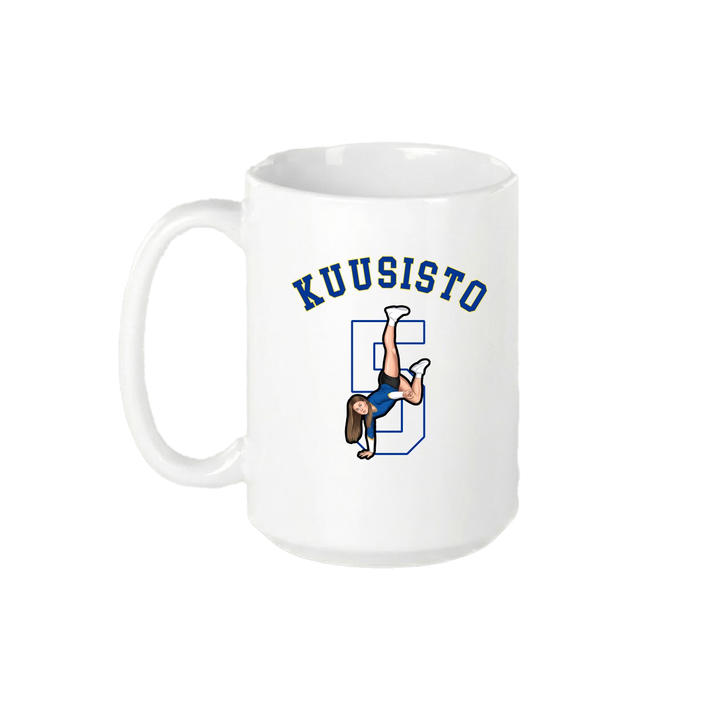 15oz Coffee Mug — Shirsey Arch in White