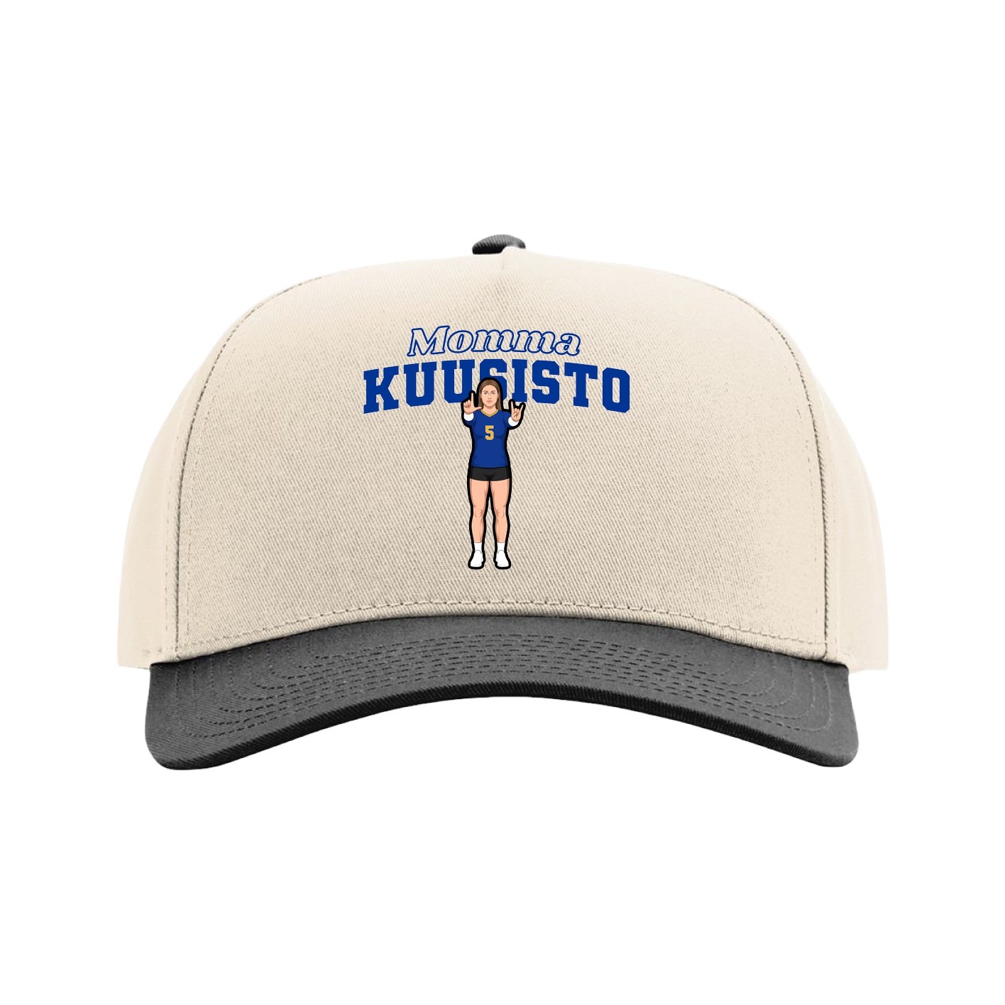 Full Fabric Five-Panel Champ Cap