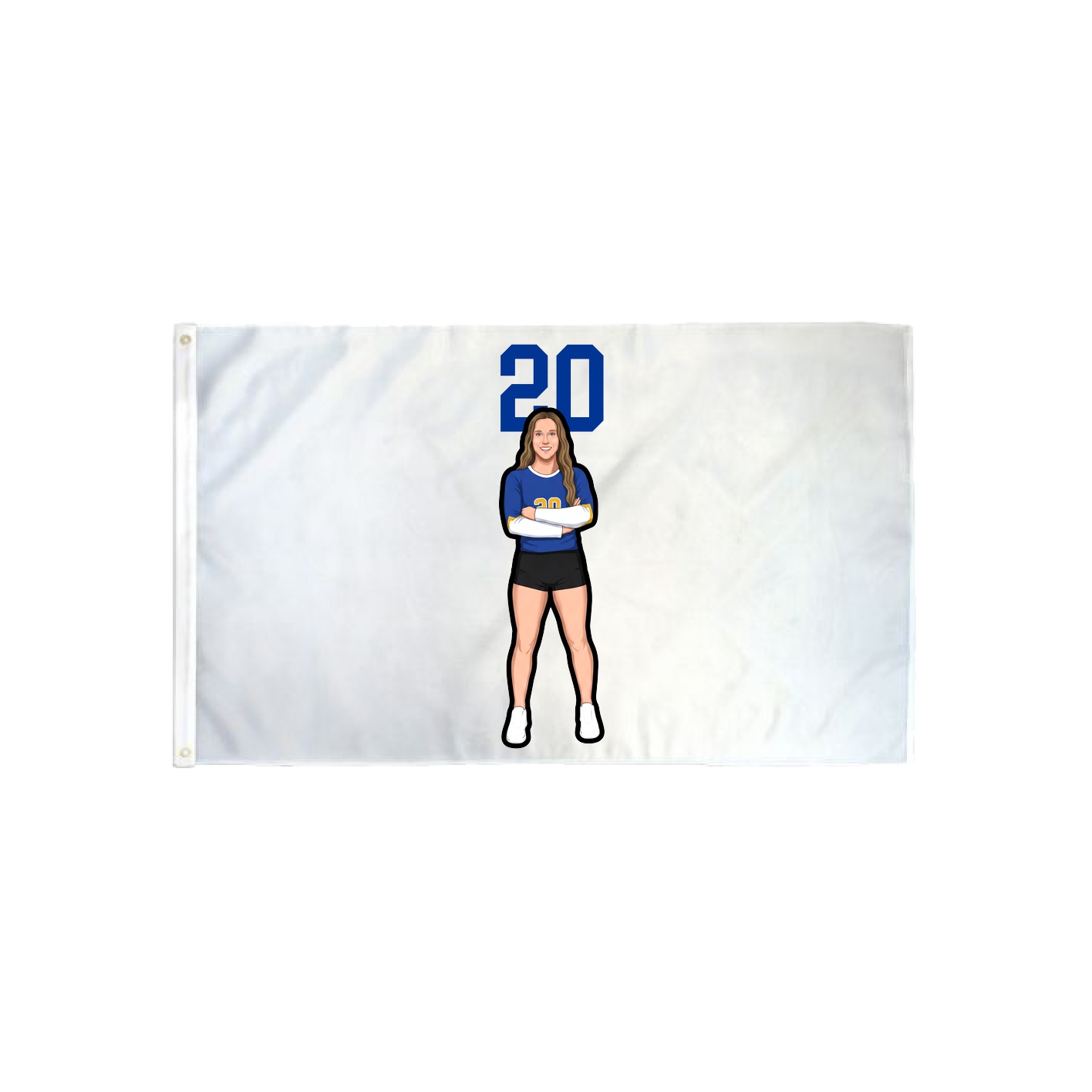 3x5 Flag — Number Top in Classic
