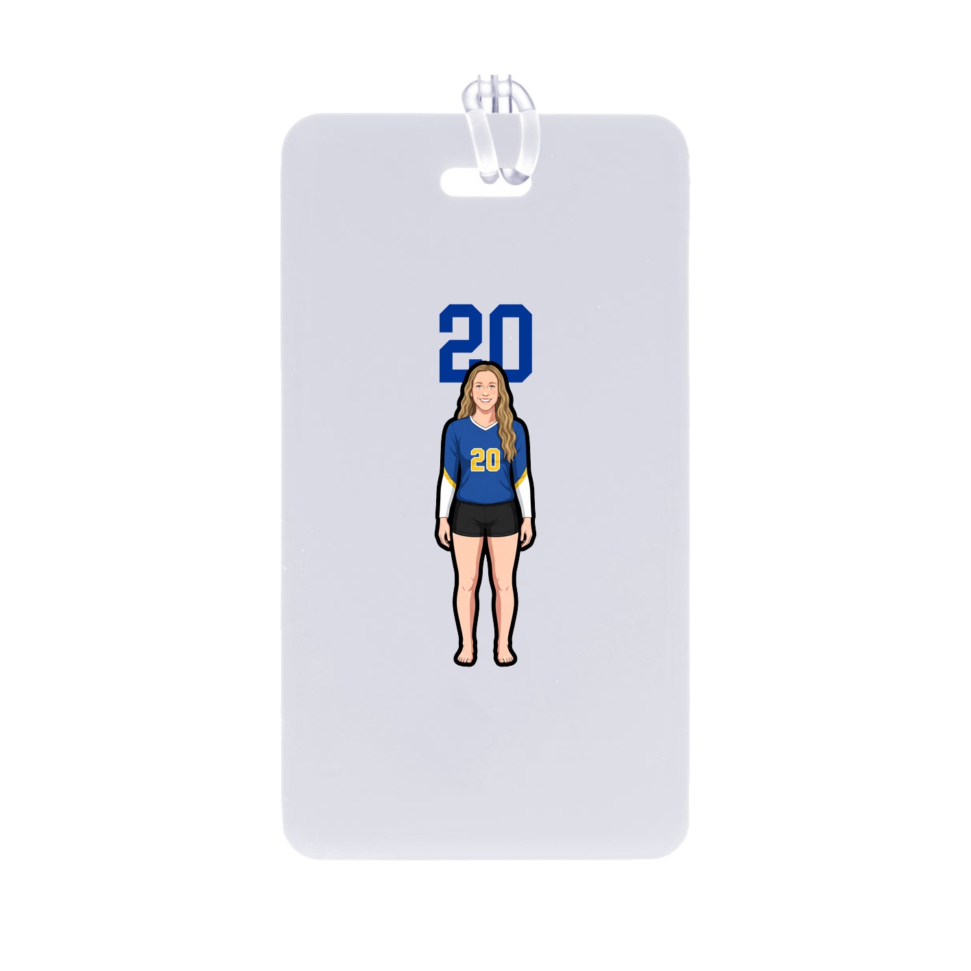 Bag Tag — Number Top in Classic
