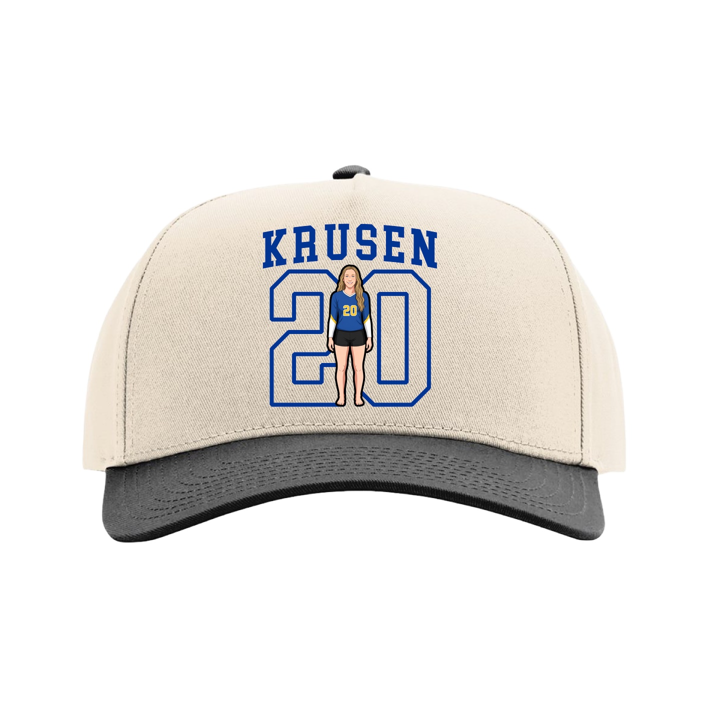 Full Fabric Five-Panel Champ Cap