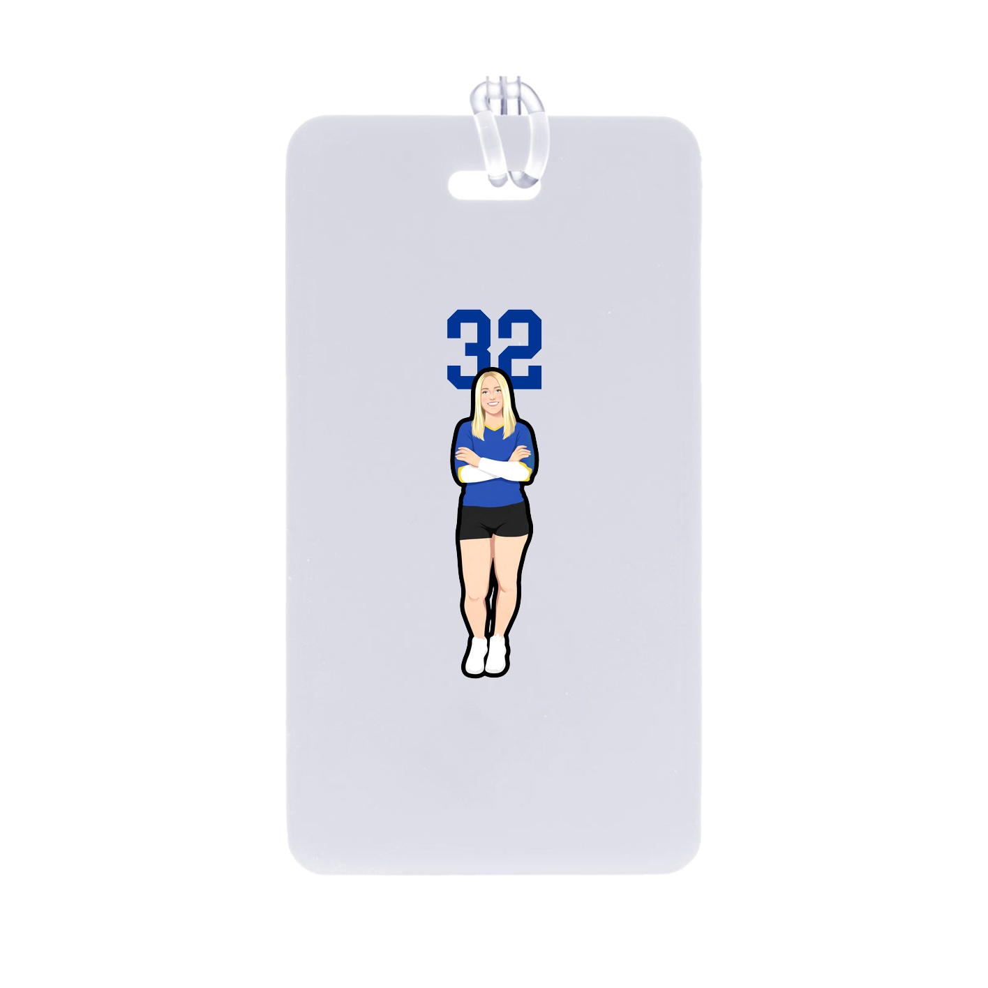 Bag Tag — Number Top in Classic