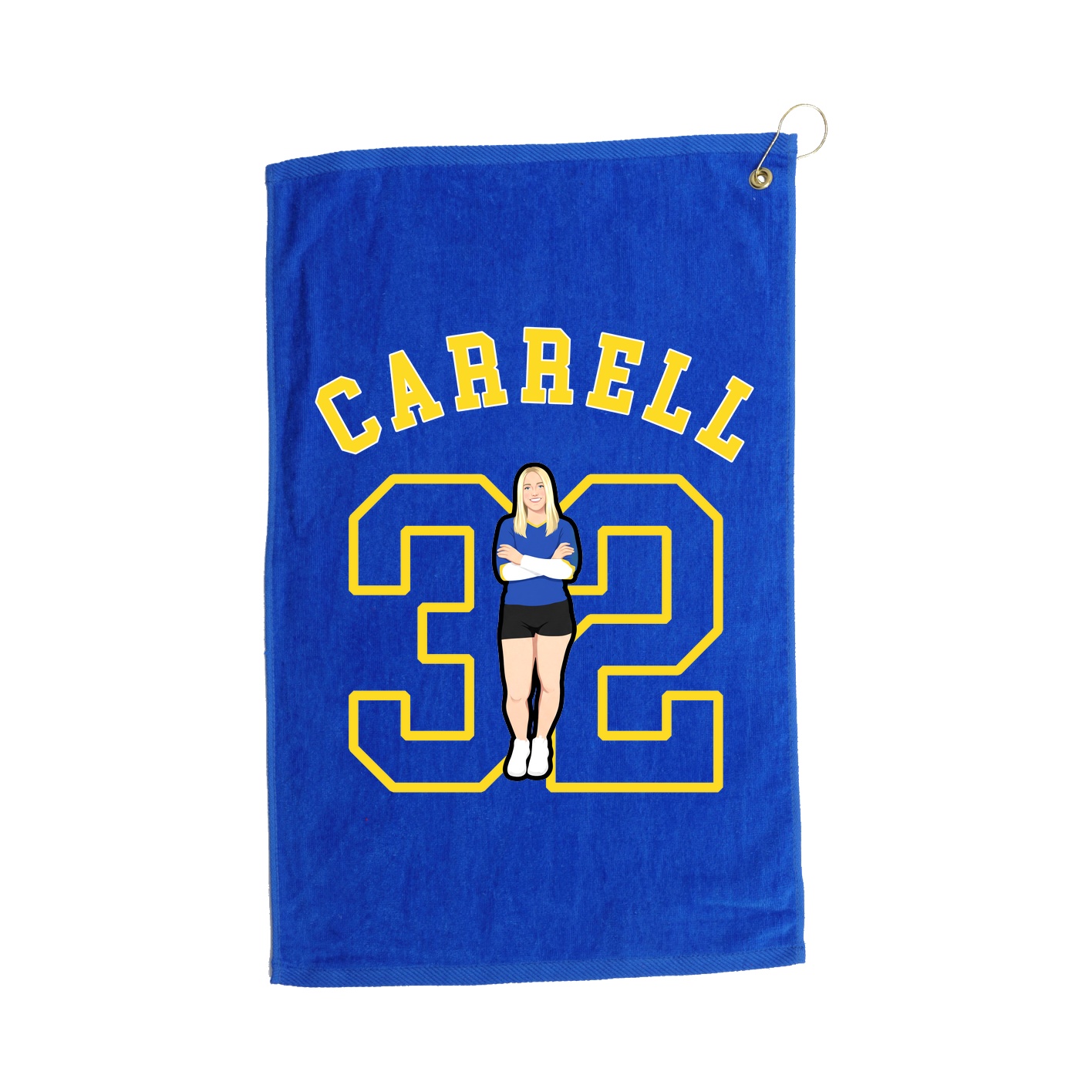Golf Towel — Shirsey Arch in Royal