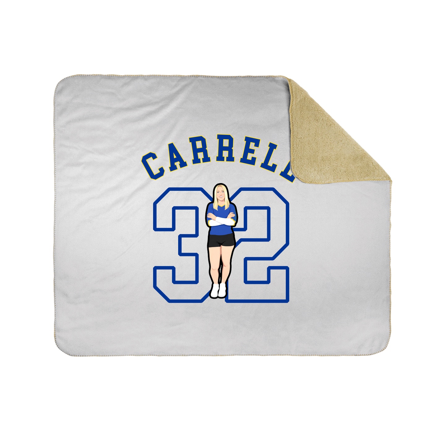 Throw Blanket — Shirsey Arch in White
