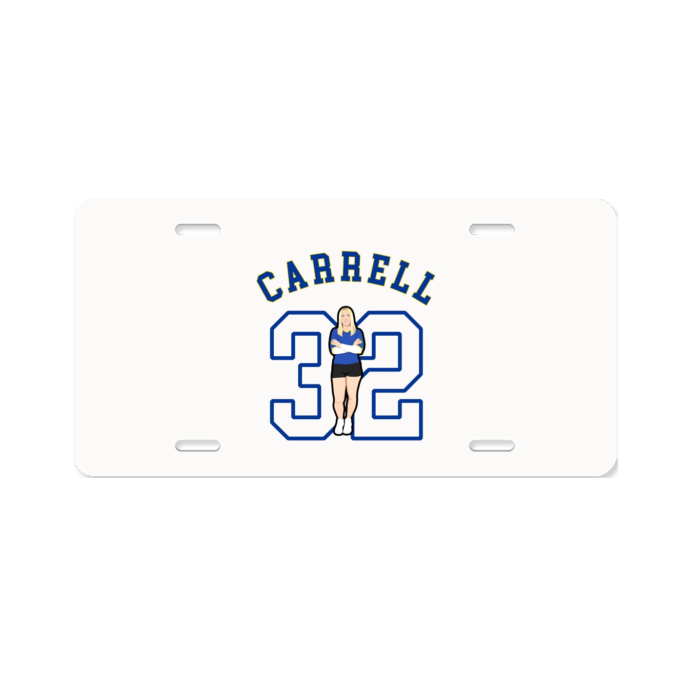 License Plate — Shirsey Arch in Classic