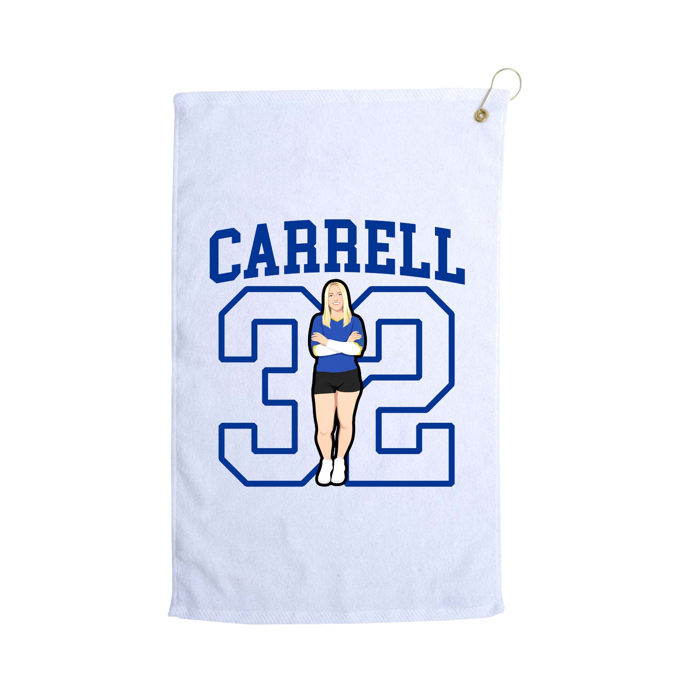 Golf Towel — Shirsey in White