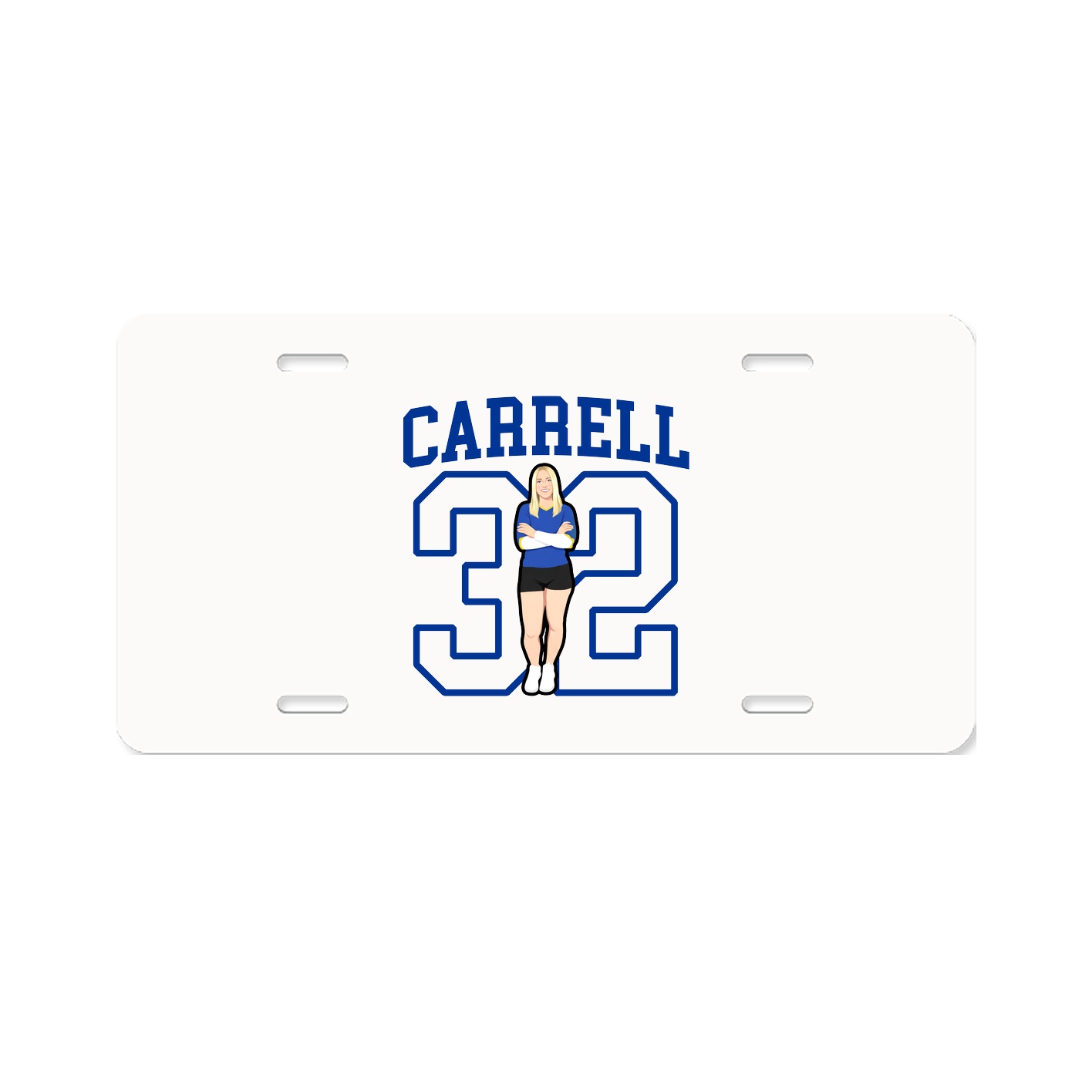 License Plate — Shirsey in Classic