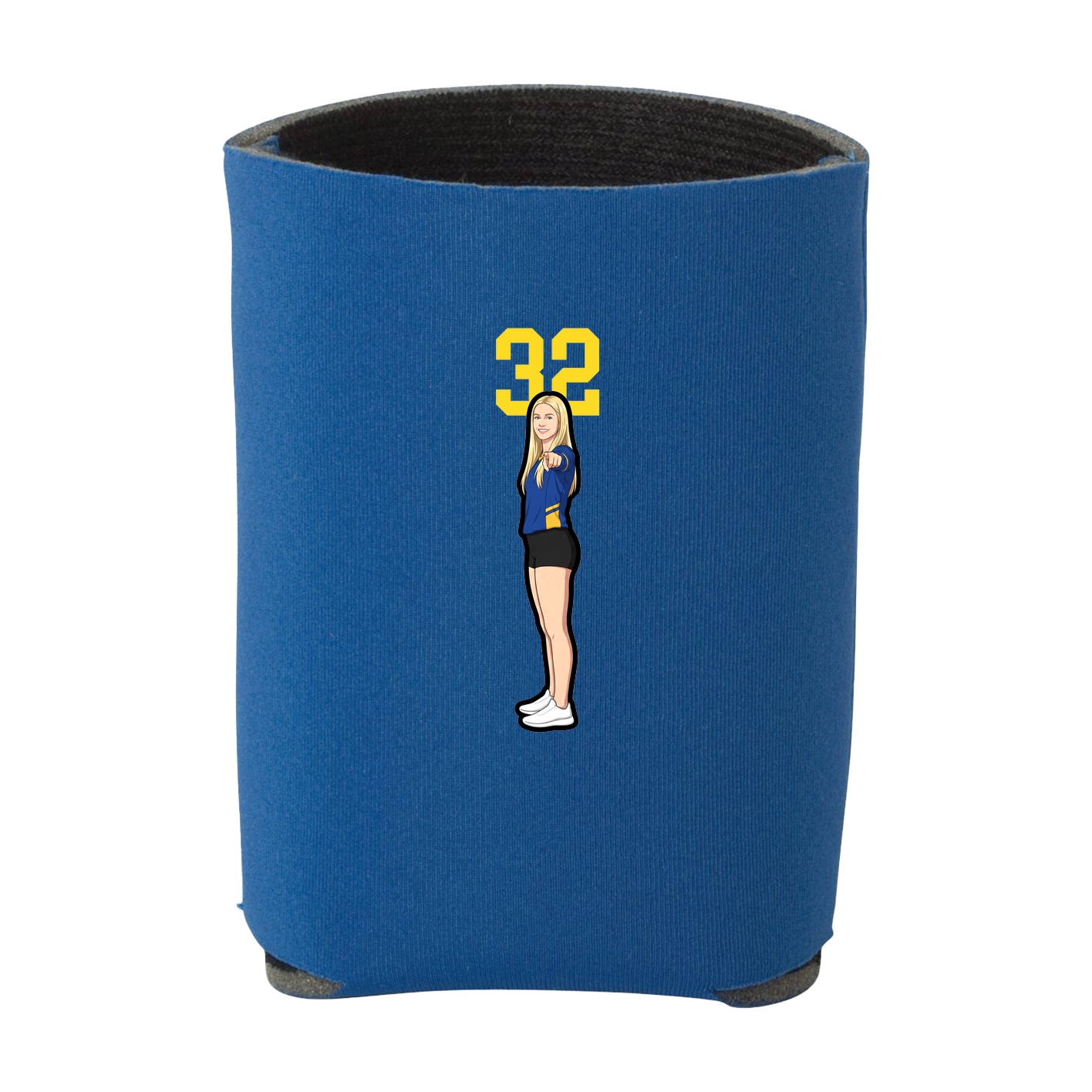 Can Holder — Number Top in Royal