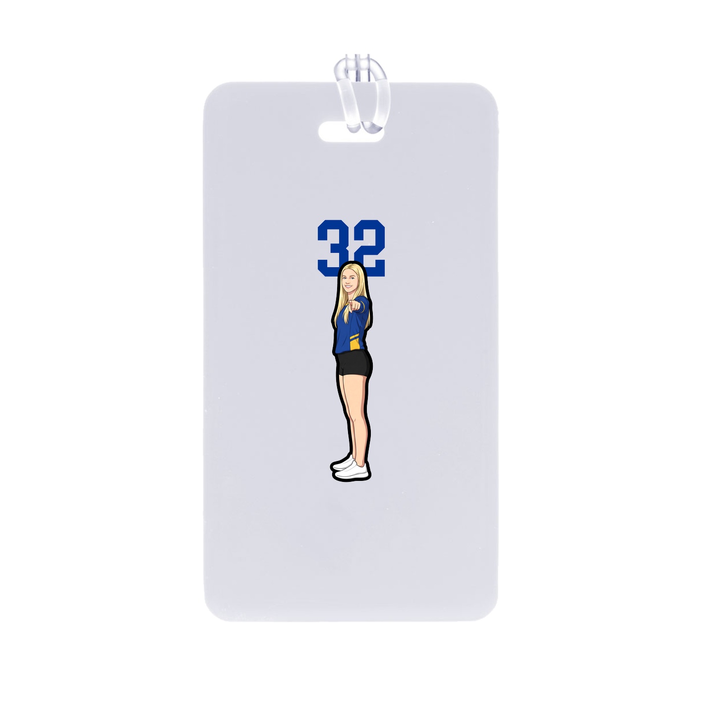 Bag Tag — Number Top in Classic