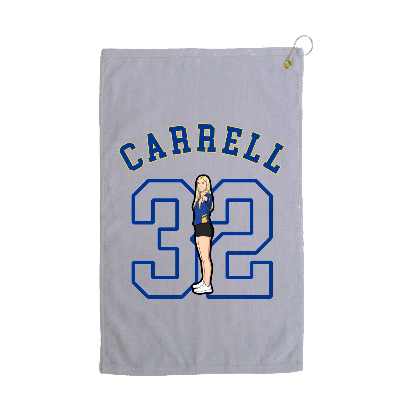 Golf Towel — Shirsey Arch in Grey
