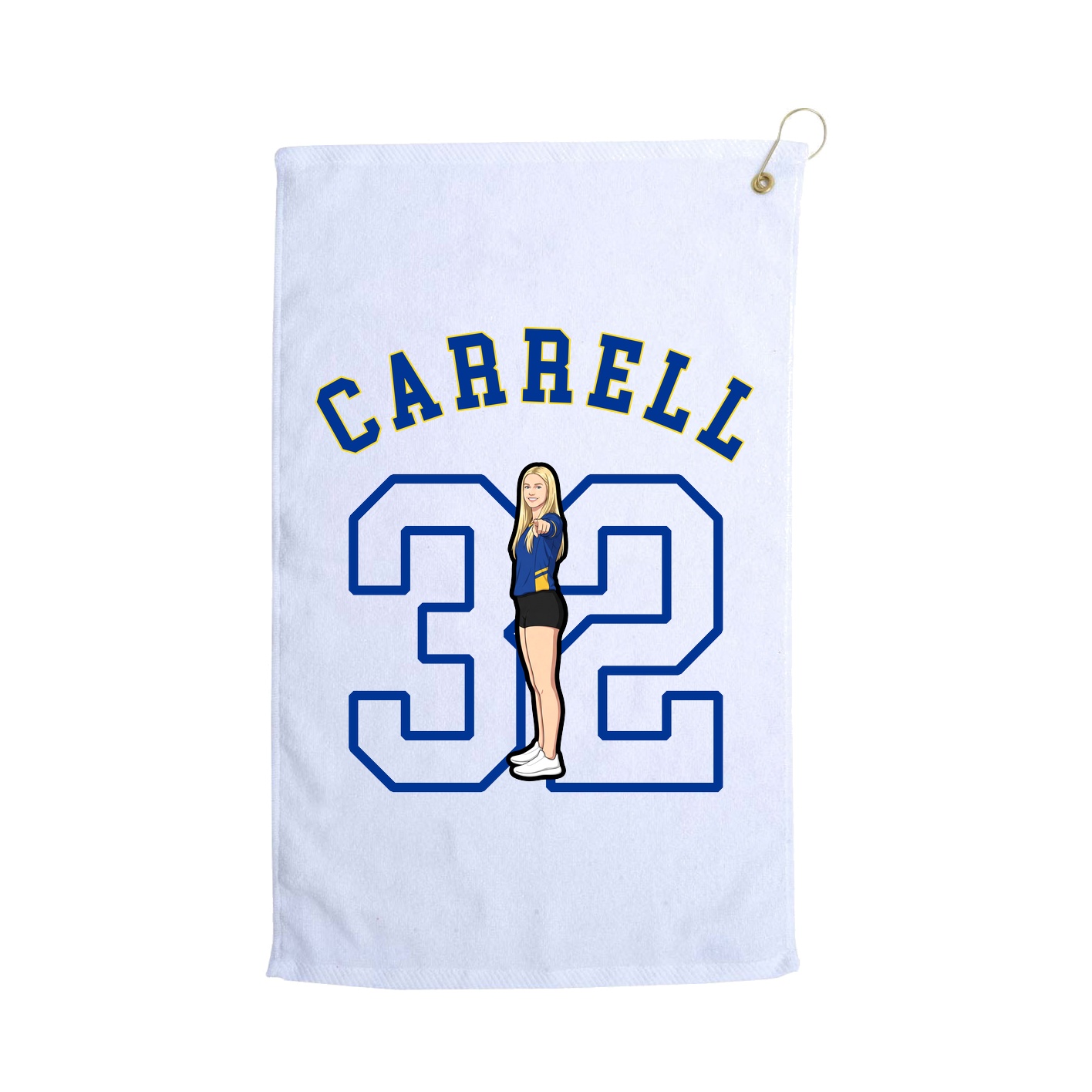 Terry Velour Golf Towel
