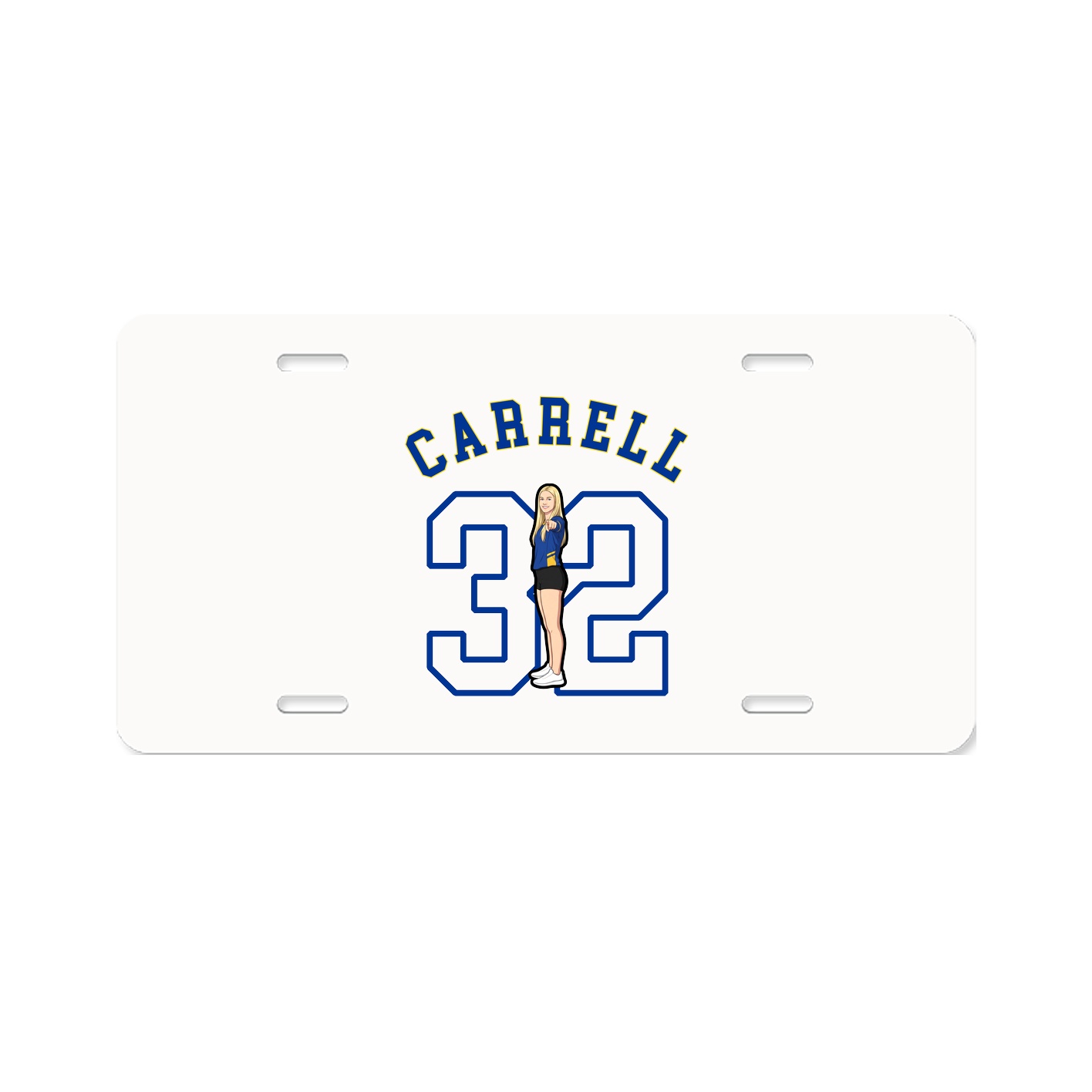 License Plate — Shirsey Arch in Classic