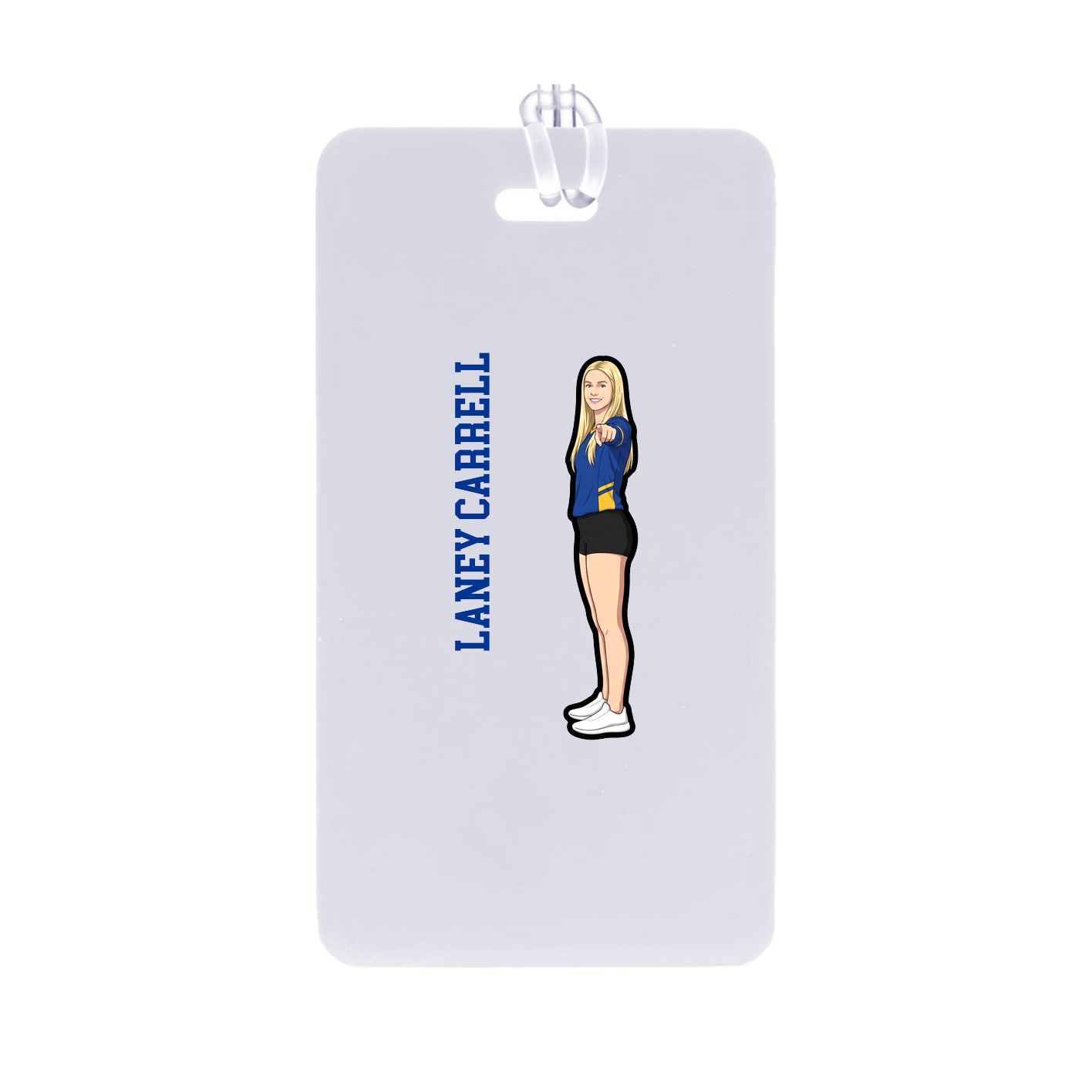 Bag Tag — Name Vertical in Classic