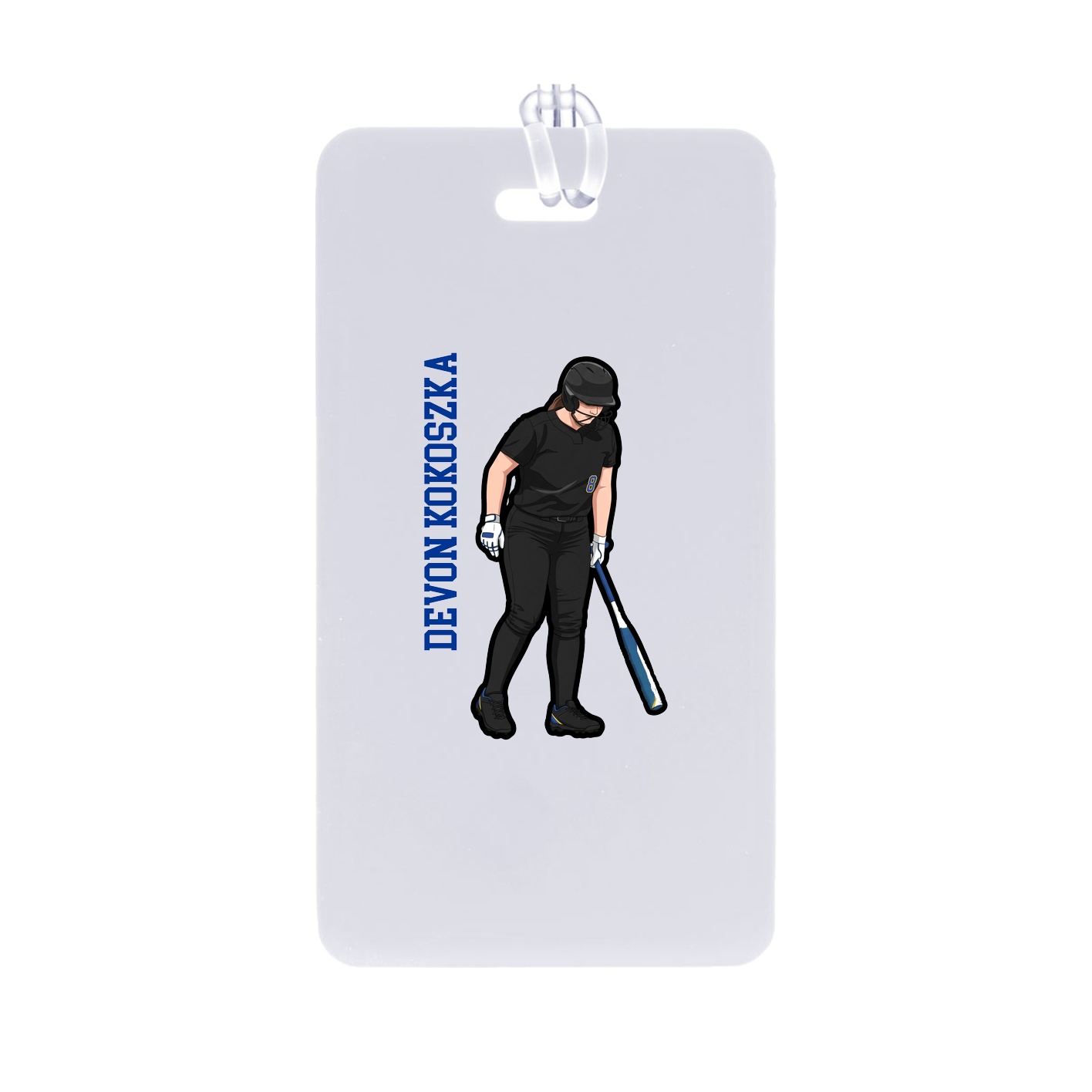 Bag Tag — Name Vertical in Classic