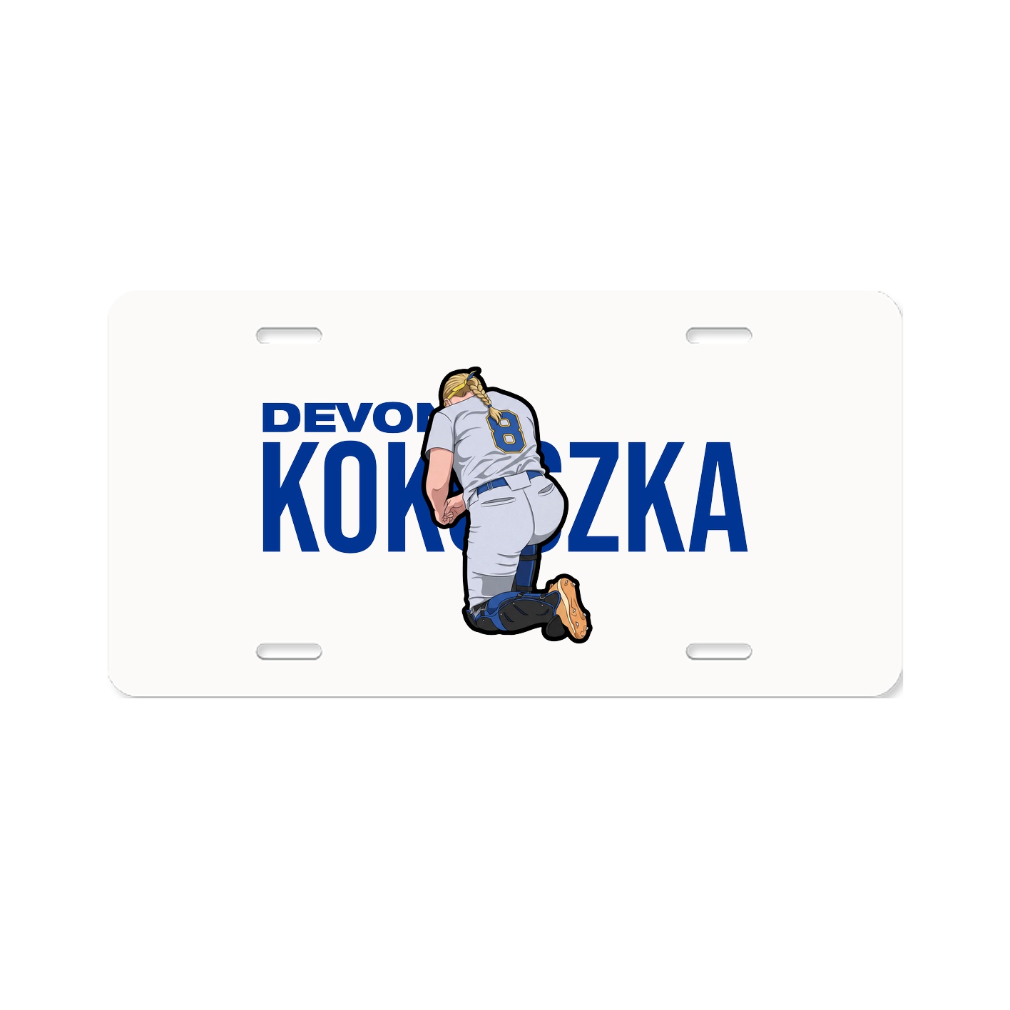 License Plate — Player Name in Classic