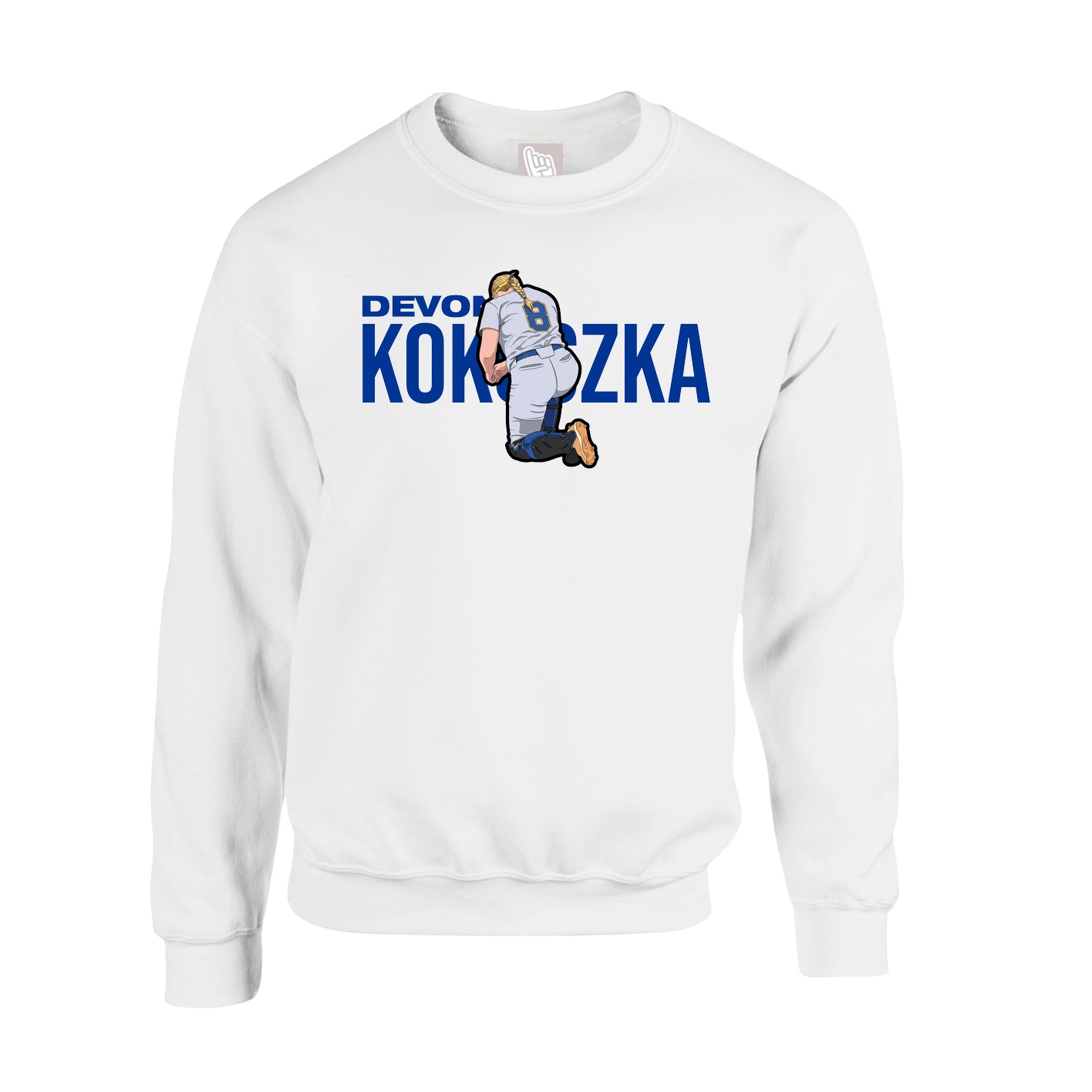 Fleece Crew — Player Name in White