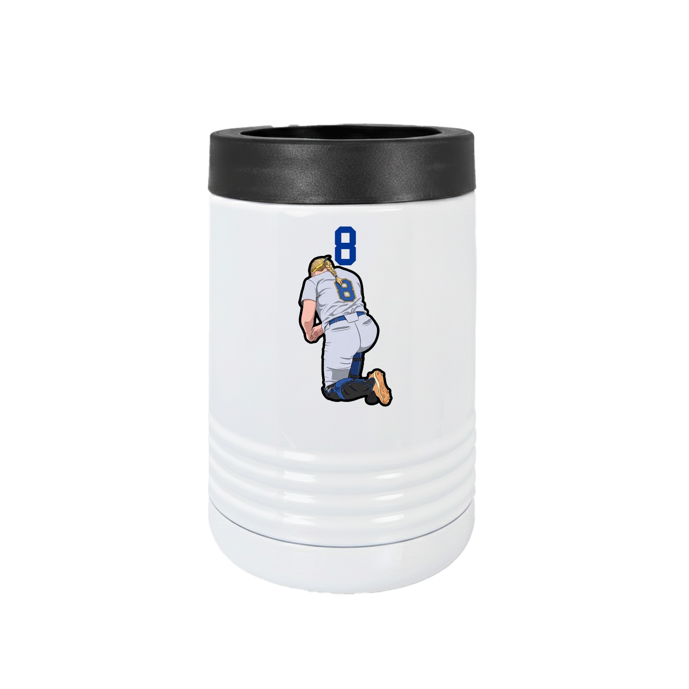 Beverage Holder — Number Top in White