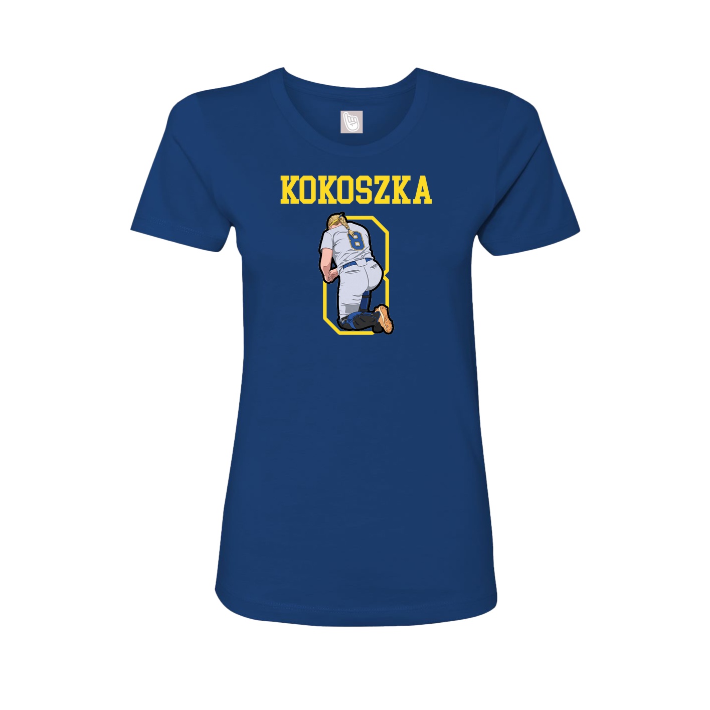 Fitted Women's Tee — Shirsey in Royal