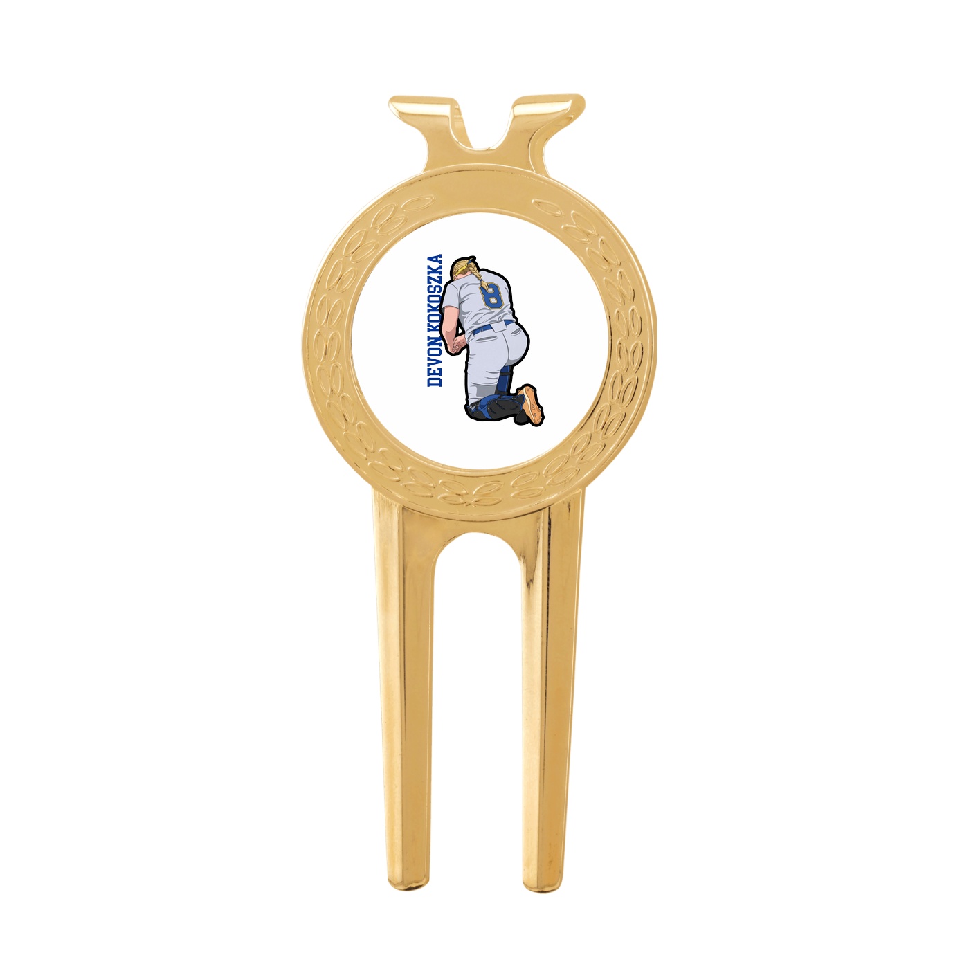 Divot Tool with Ball Marker — Name Vertical in Classic