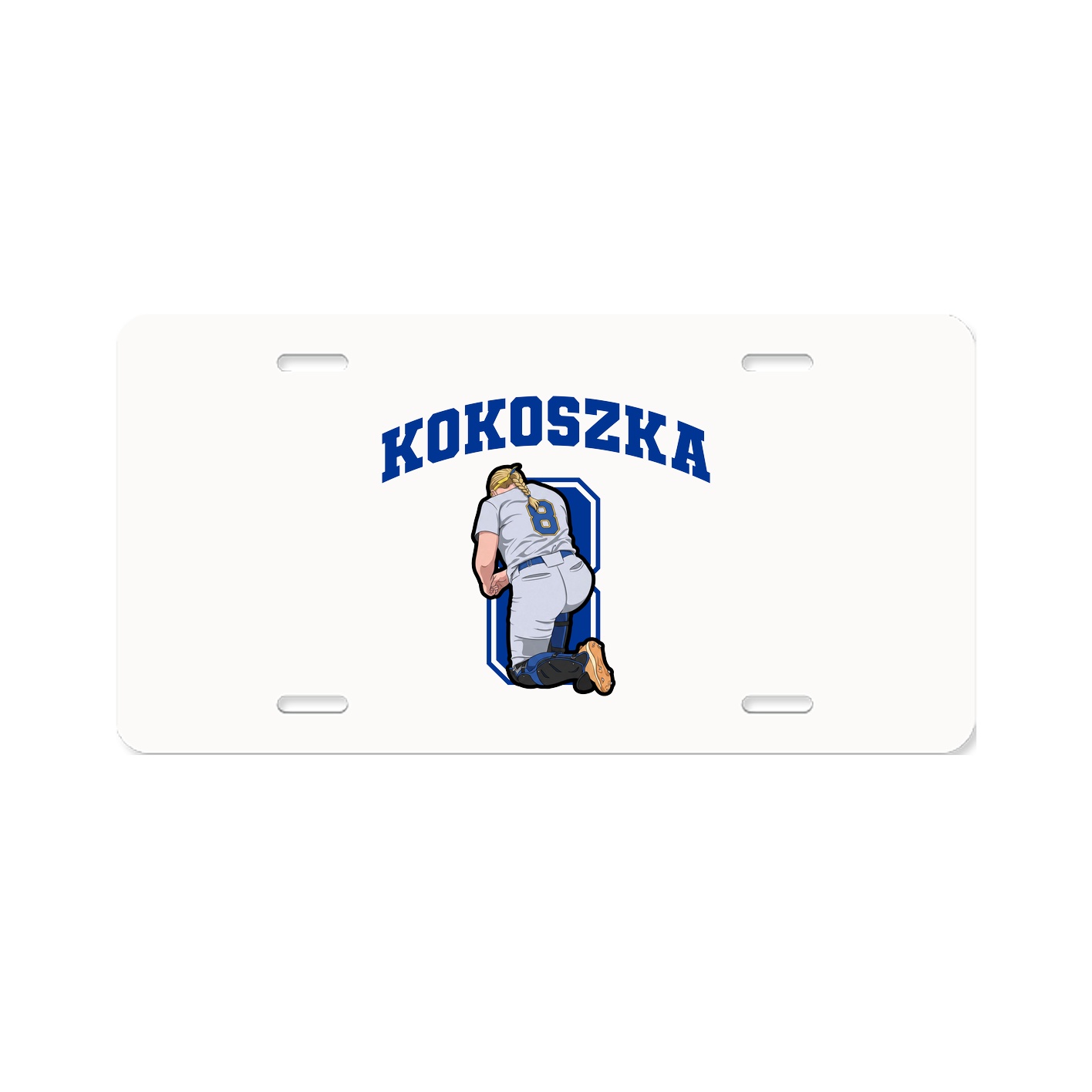 License Plate — Number in Classic