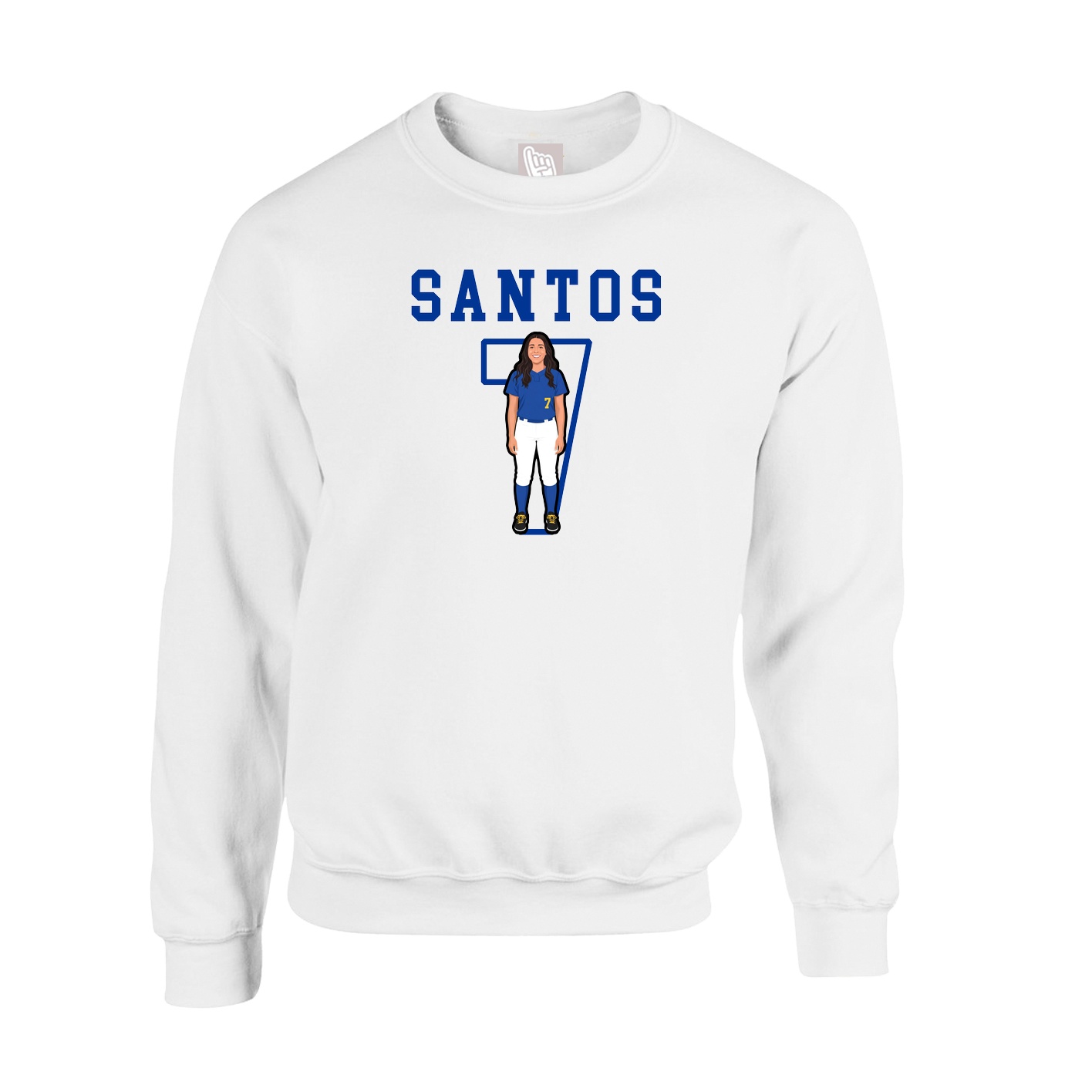 Fleece Crew — Shirsey in White